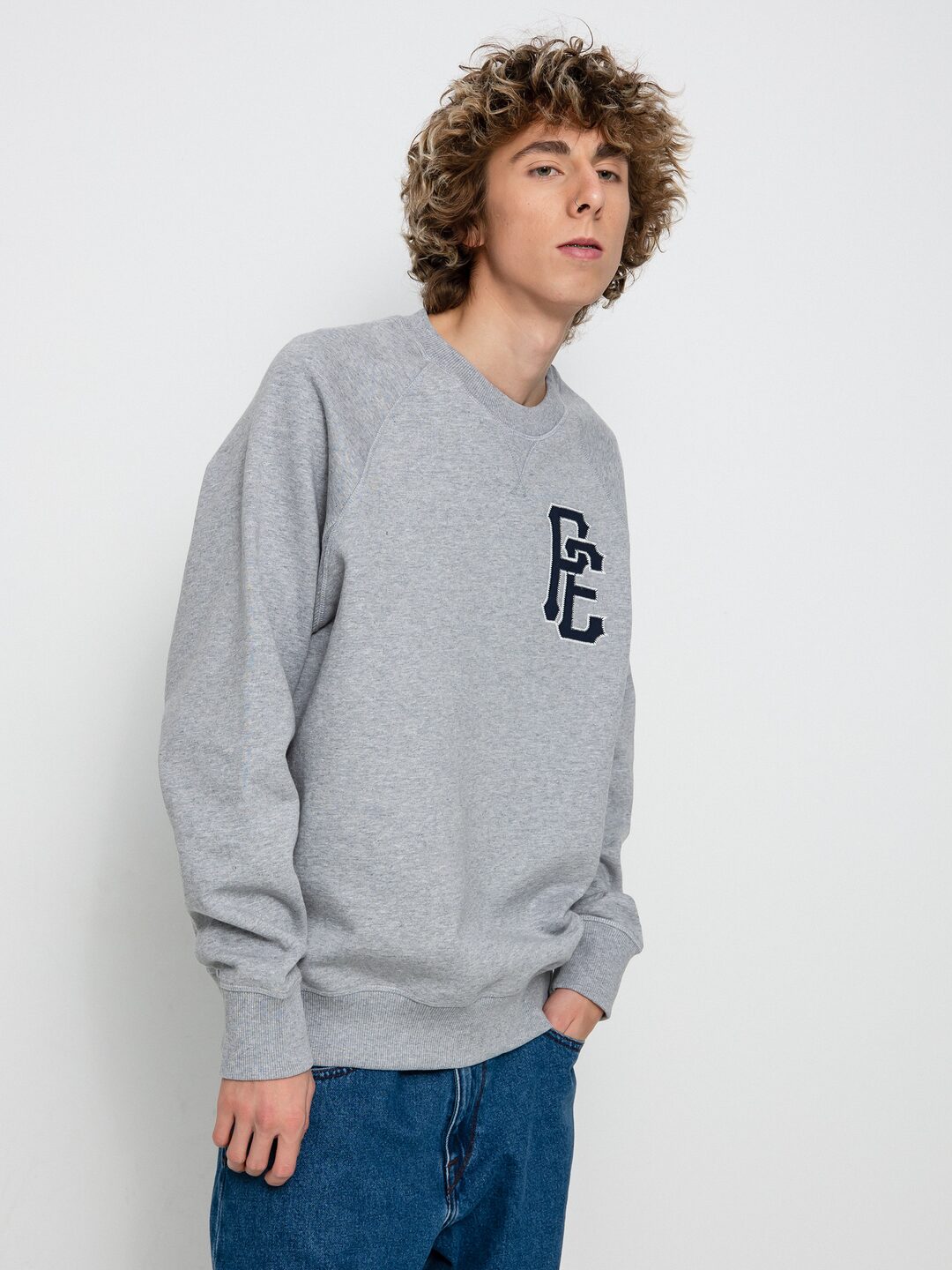 Element Pexe Crest Crew Pulóver (grey heather)
