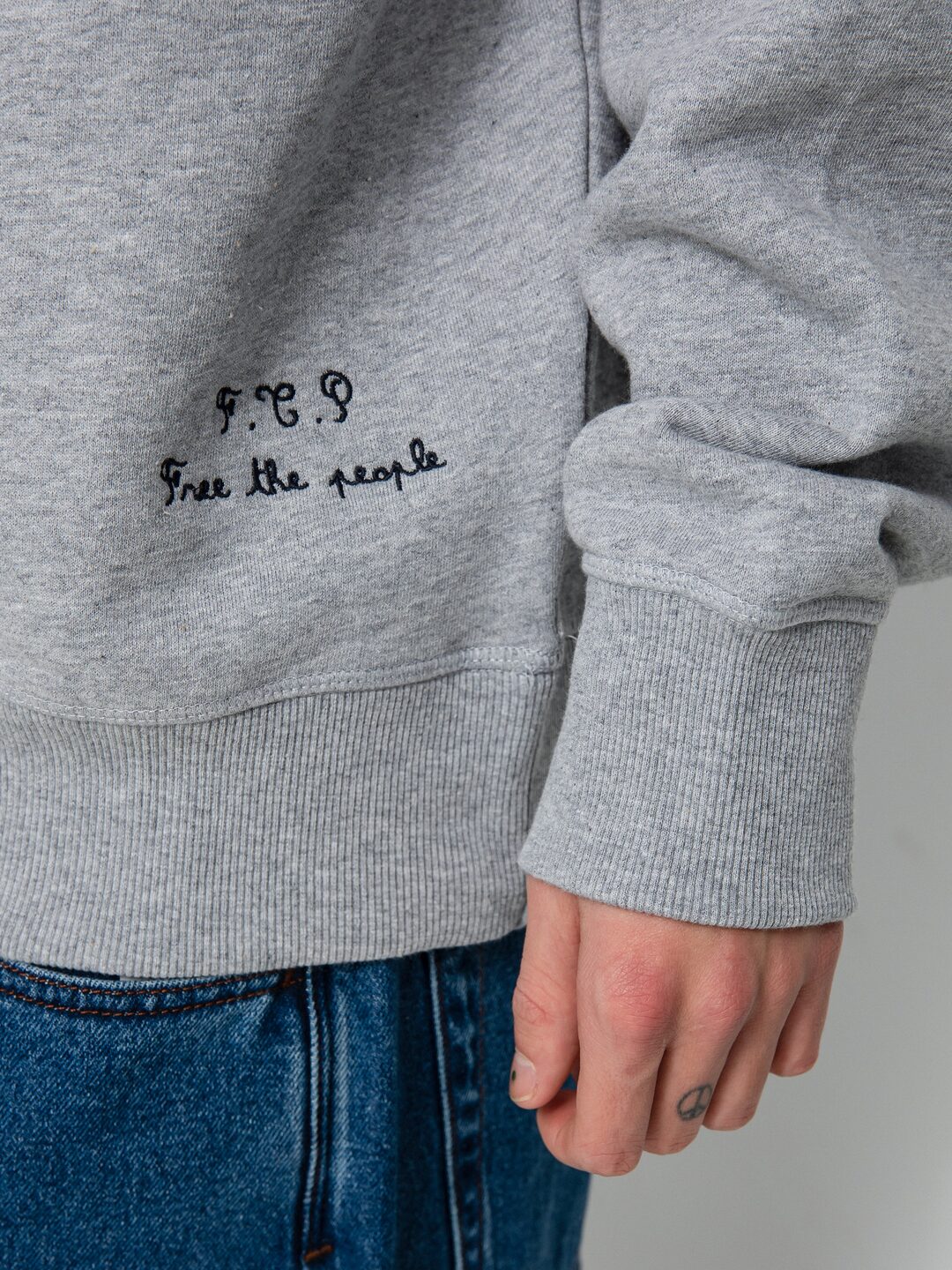 Element Pexe Crest Crew Pulóver (grey heather)