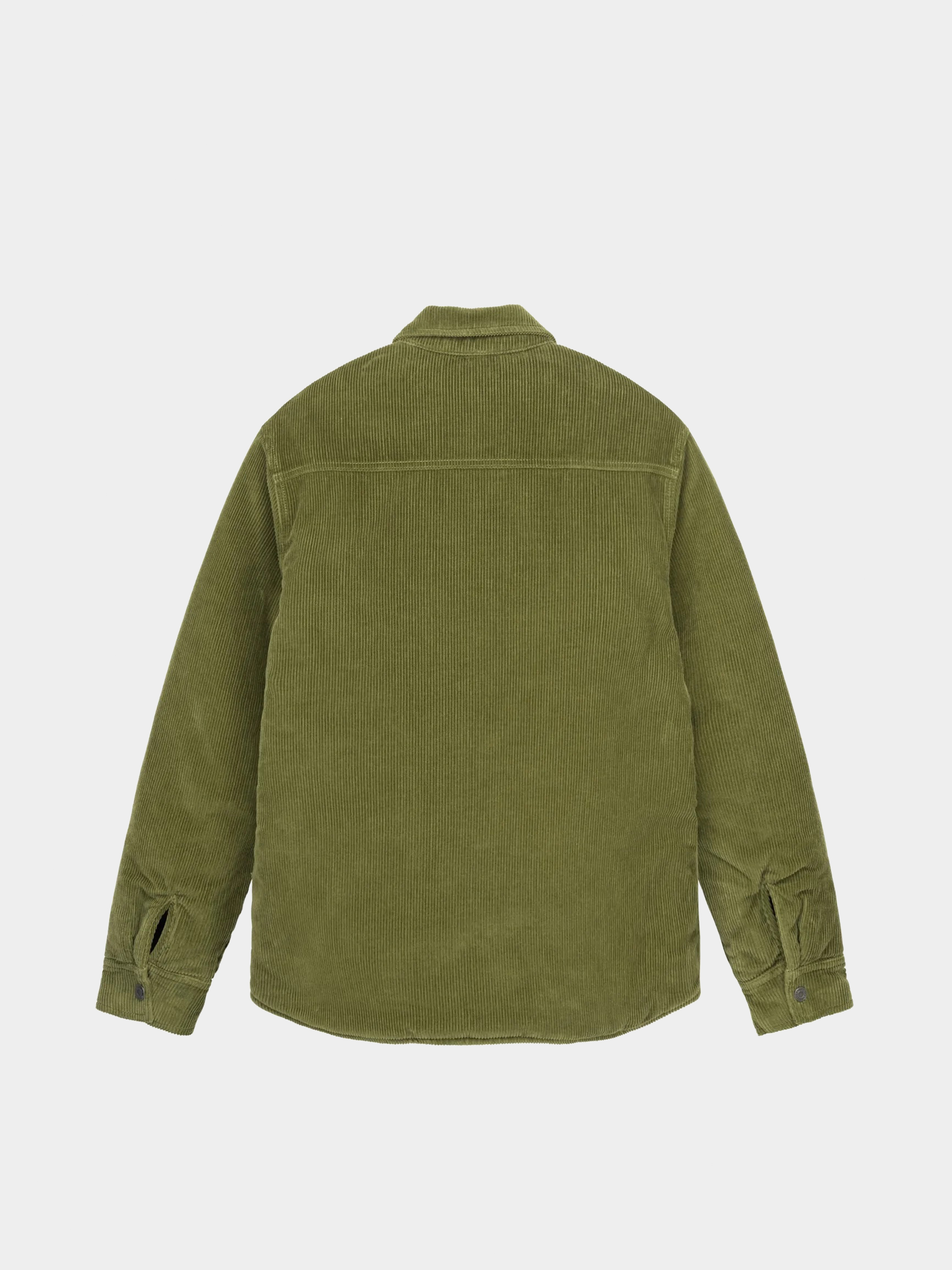 Stussy Cord Quilted Overshirt Dzseki (olive)