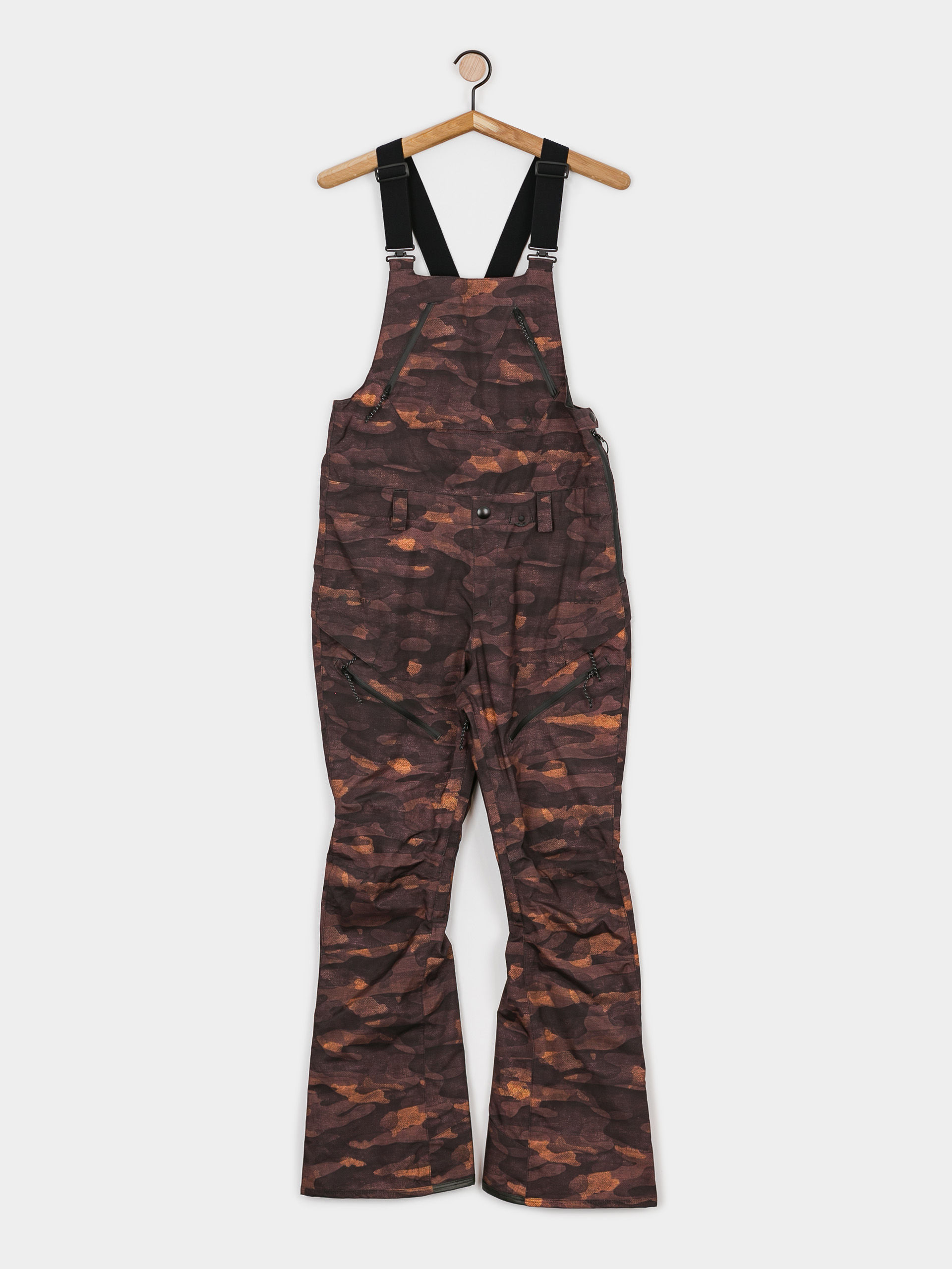 Női Volcom Elm Stretch Gore Bib Overall Snowboard nadrág (dusk camo)