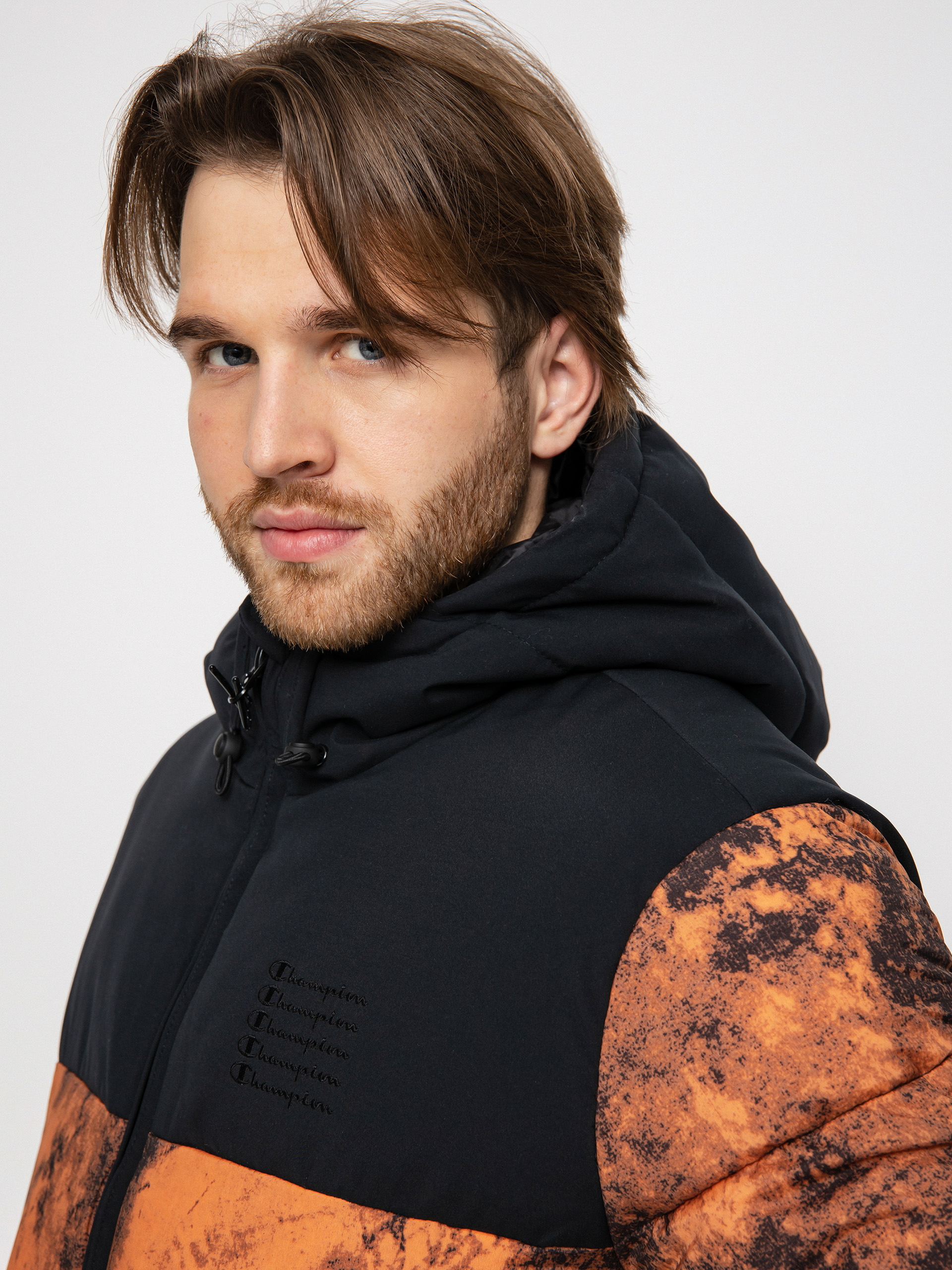 Champion Hooded Jacket 218087 Dzseki (abw/allover/nbk)