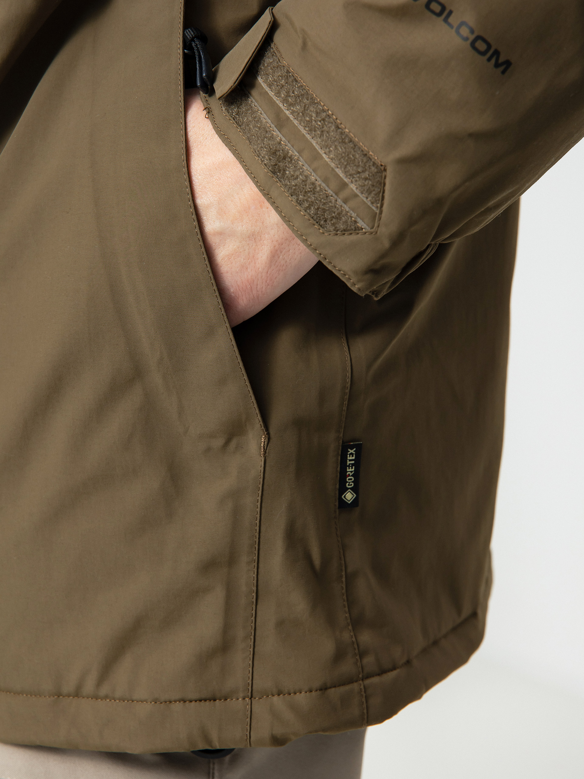 Férfi Volcom L Ins Gore Tex Snowboard dzseki (dark khaki)