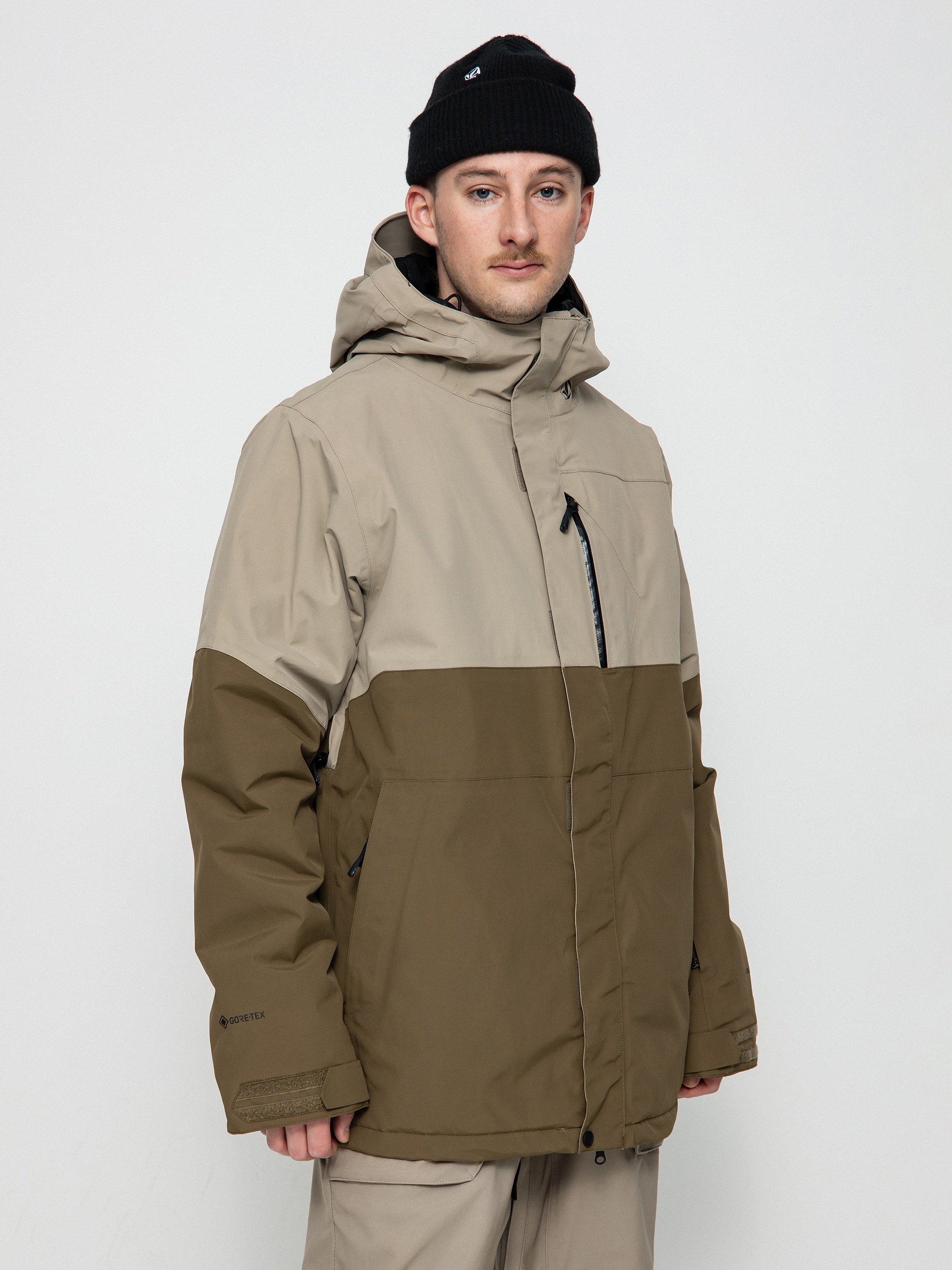 Férfi Volcom L Ins Gore Tex Snowboard dzseki (dark khaki)