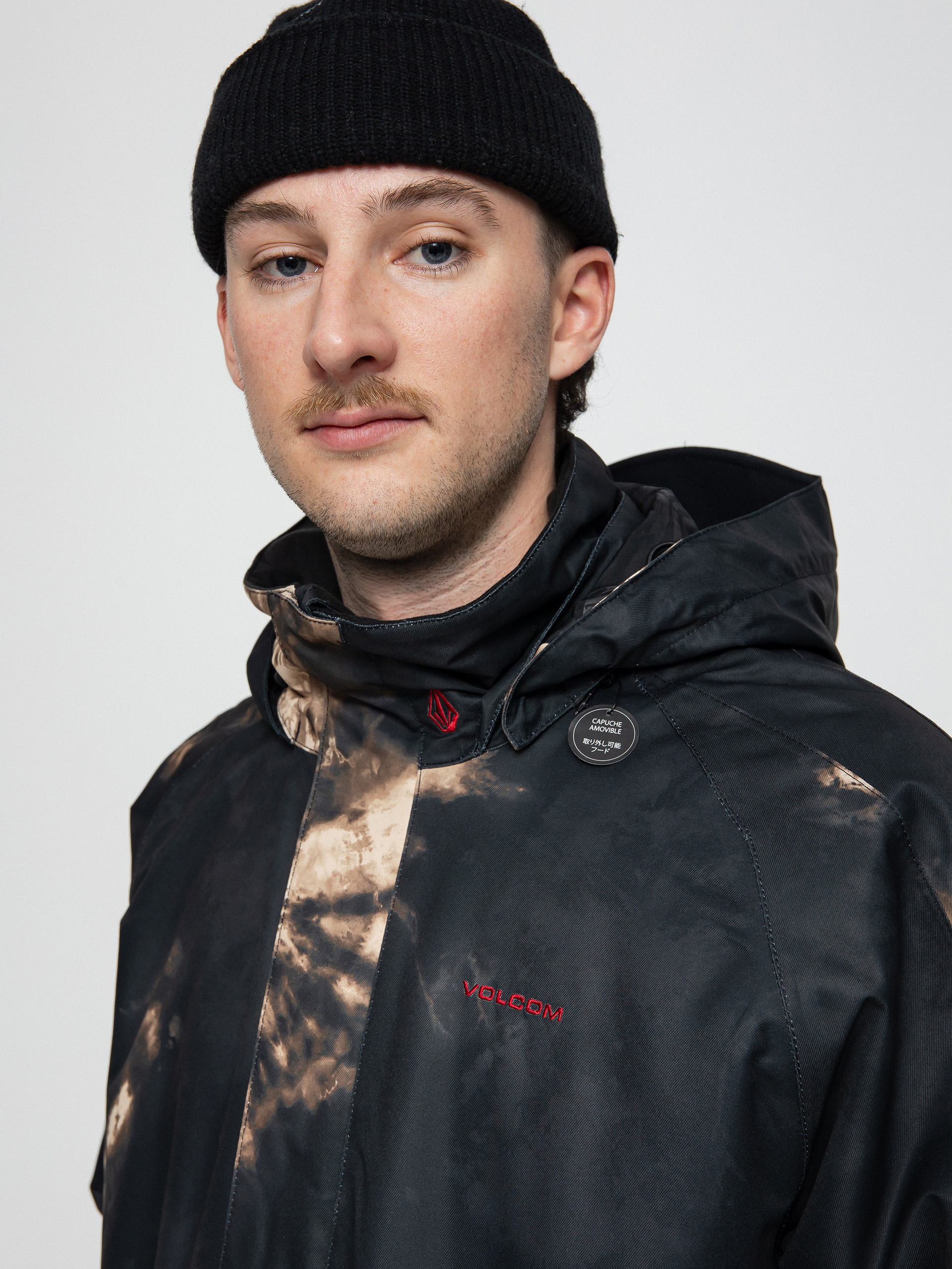 Férfi Volcom Iconic Stone Ins Snowboard dzseki (bleach black)