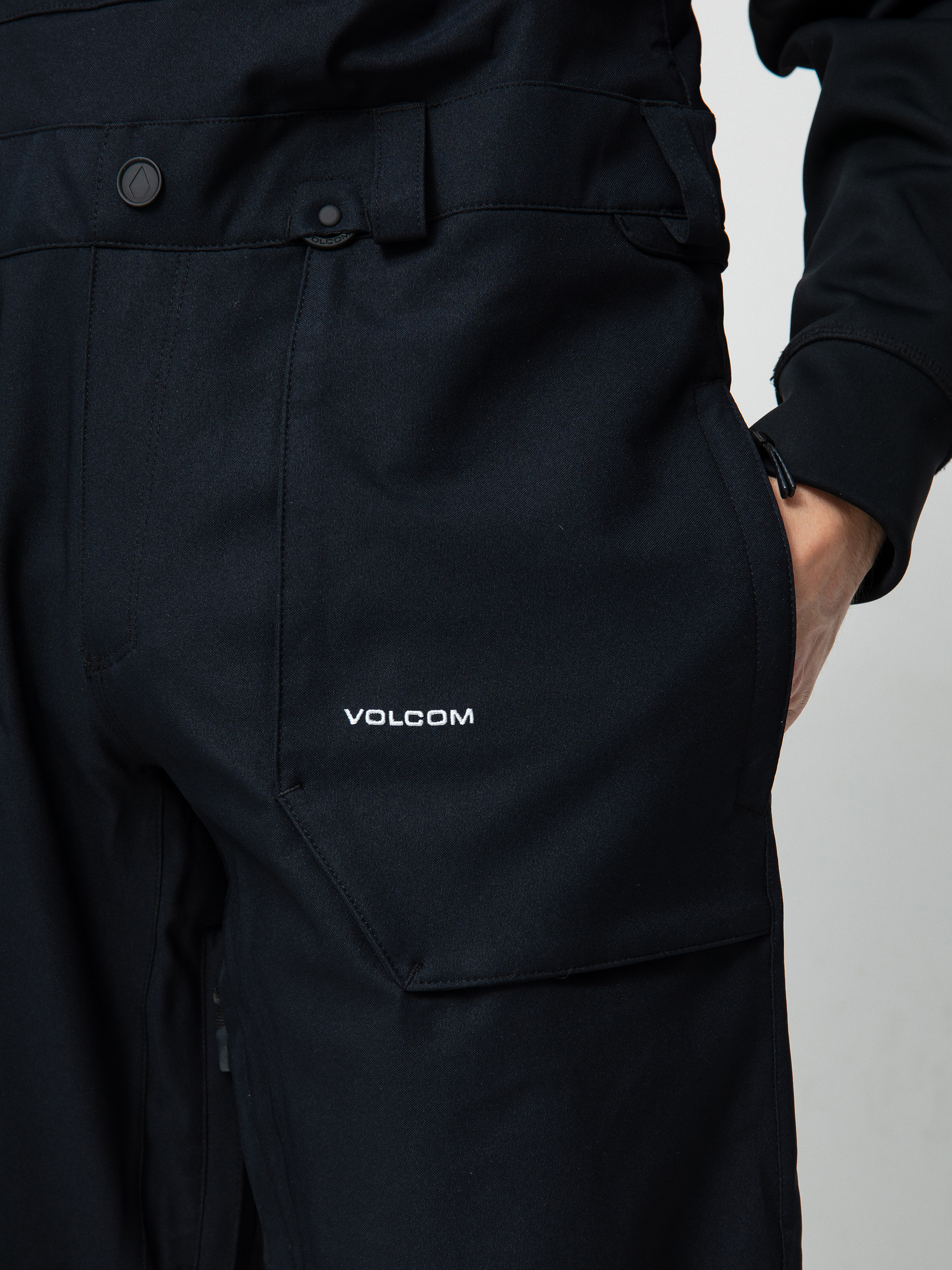 Férfi Volcom Roan Bib Overall Snowboard nadrág (black)