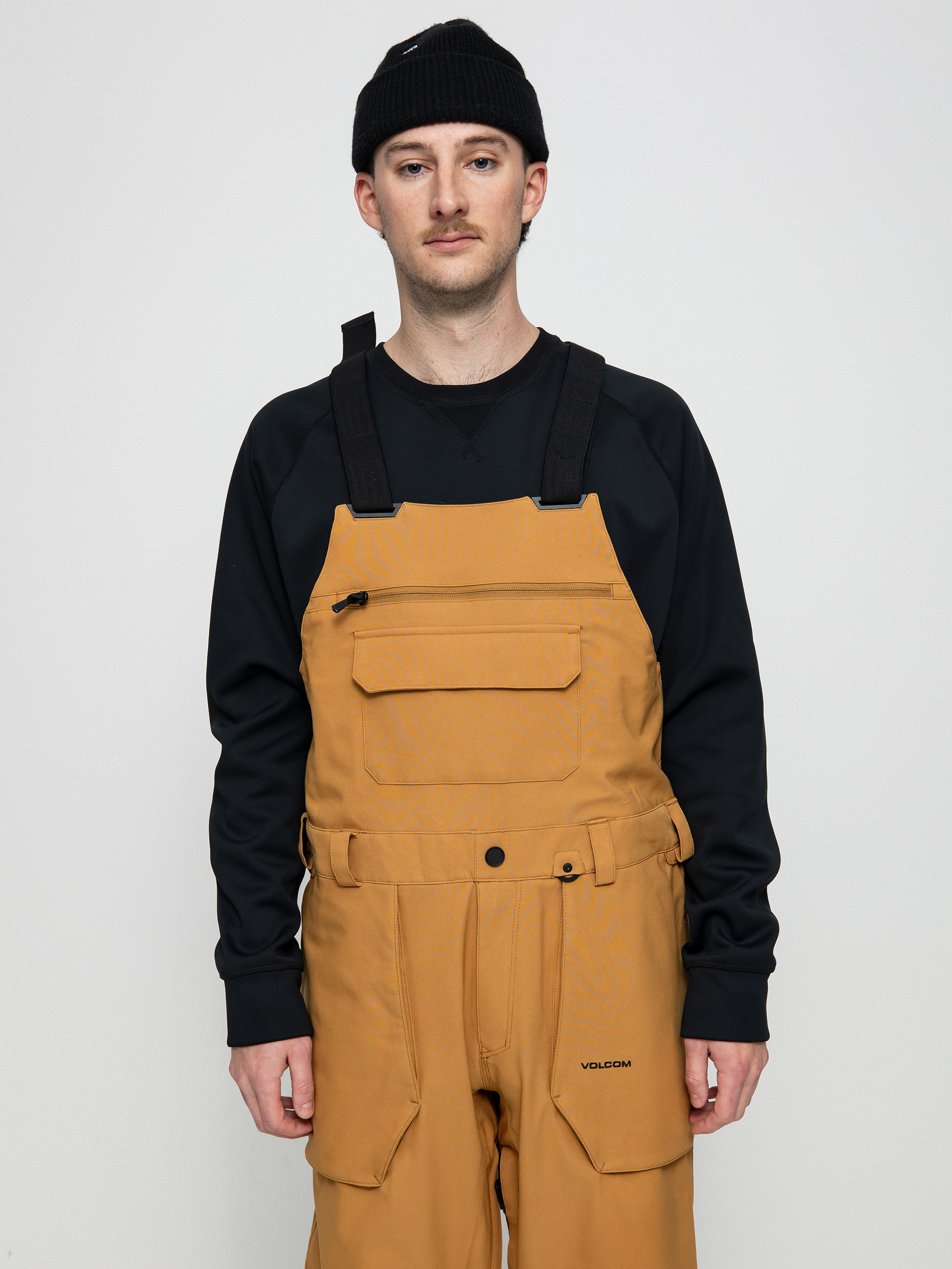 Férfi Volcom Roan Bib Overall Snowboard nadrág (caramel)