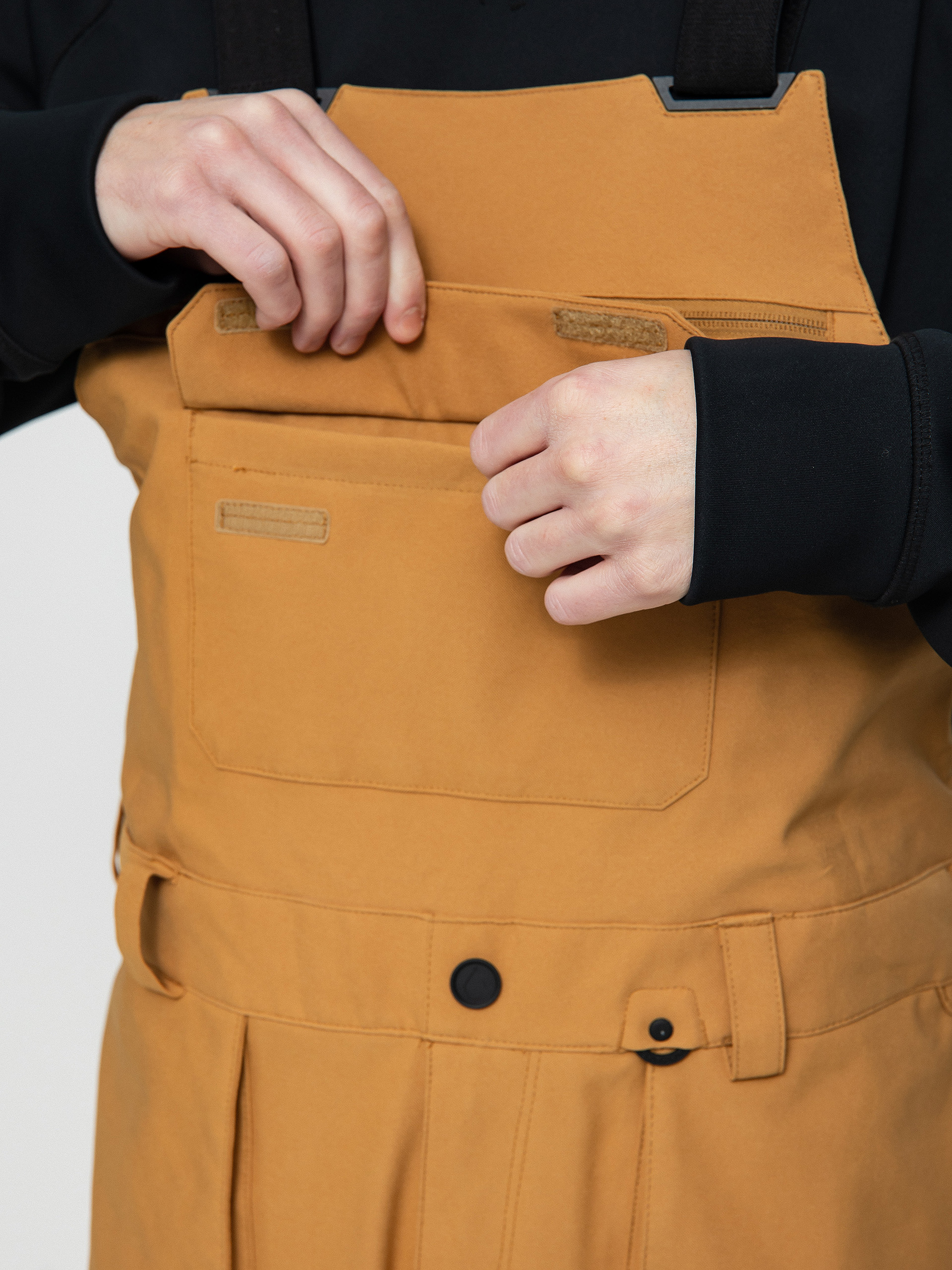 Férfi Volcom Roan Bib Overall Snowboard nadrág (caramel)