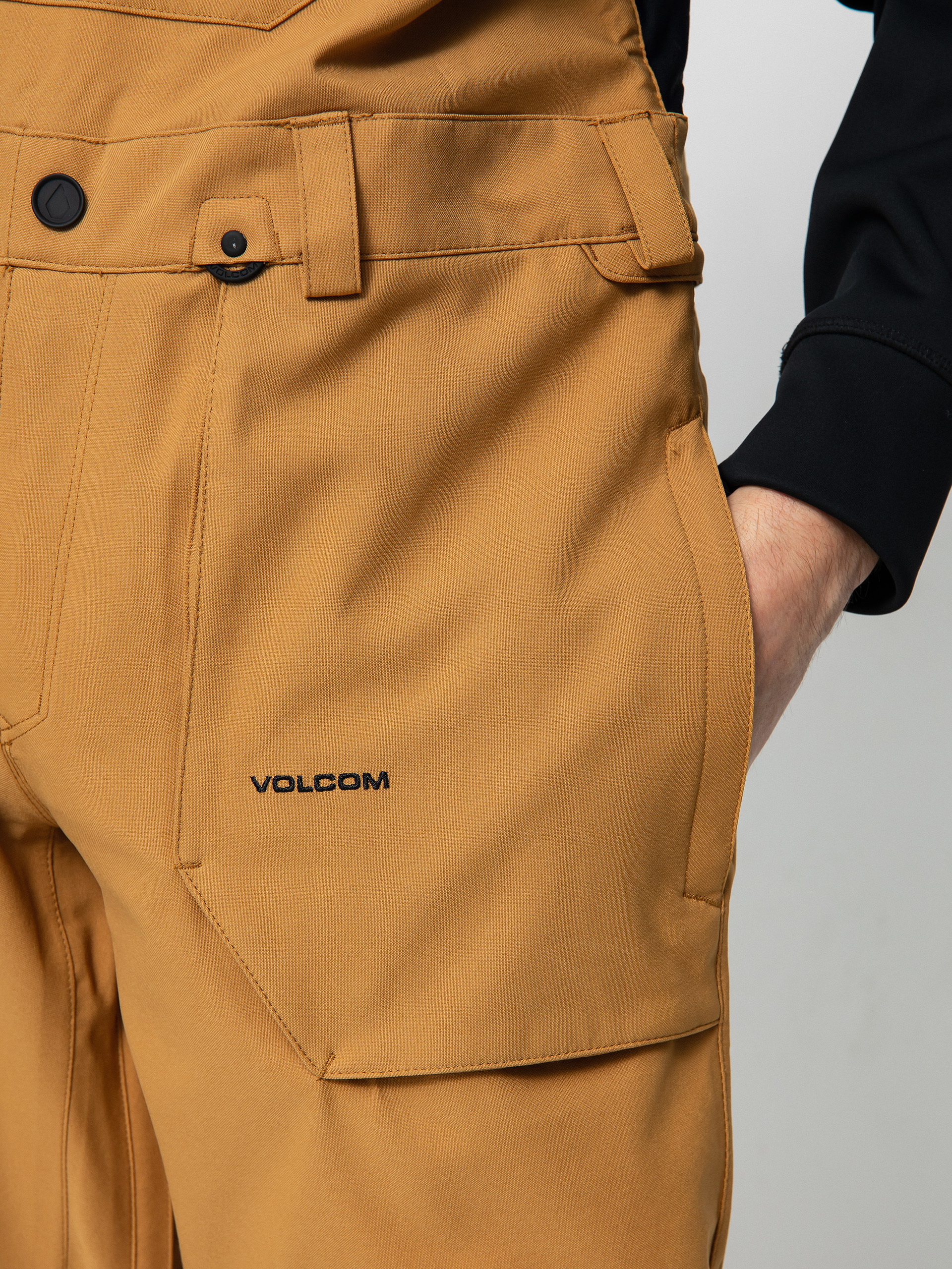 Férfi Volcom Roan Bib Overall Snowboard nadrág (caramel)