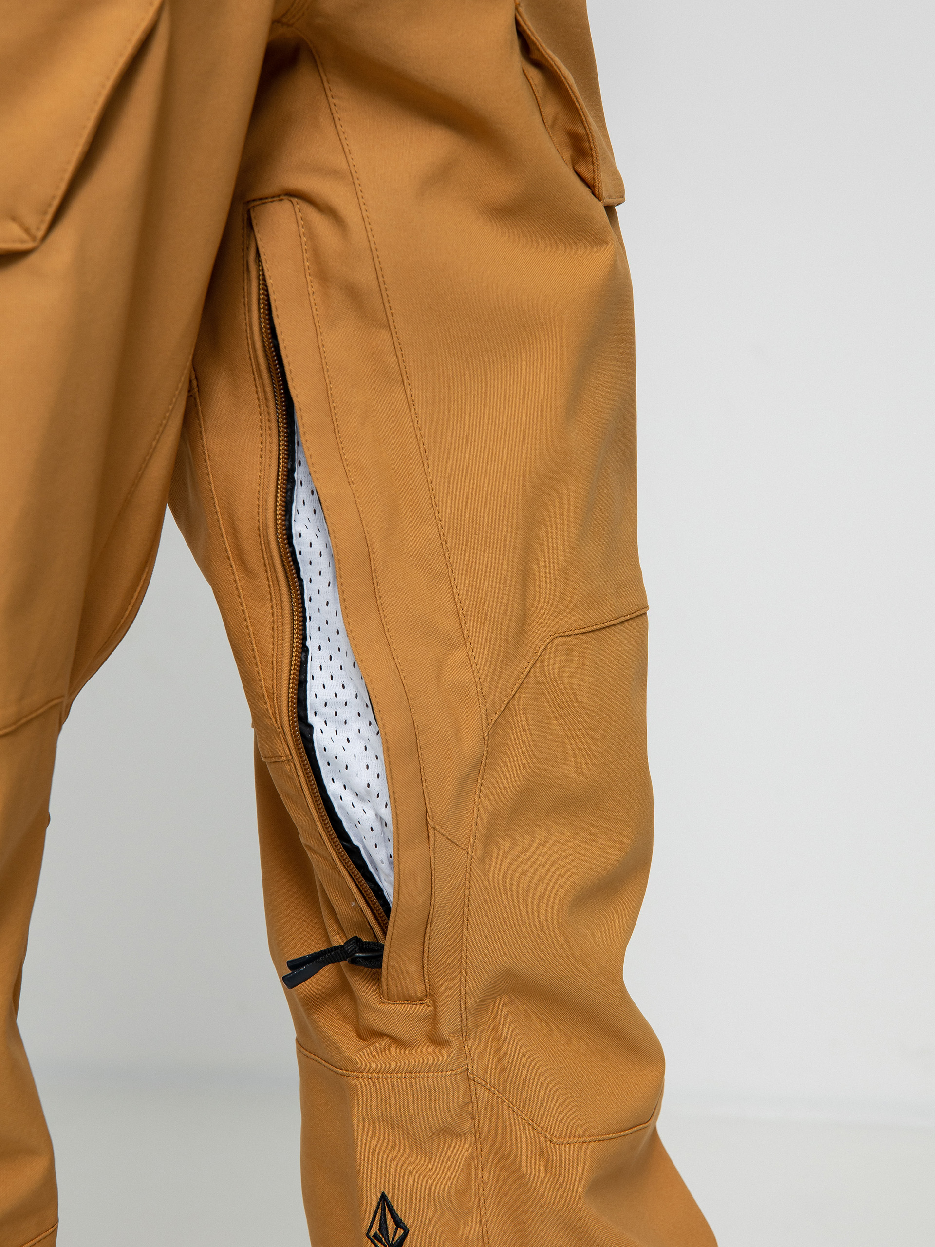 Férfi Volcom Roan Bib Overall Snowboard nadrág (caramel)