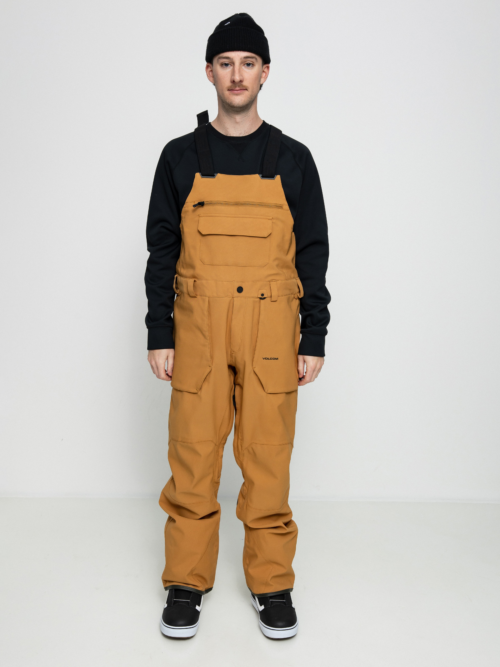 Férfi Volcom Roan Bib Overall Snowboard nadrág (caramel)