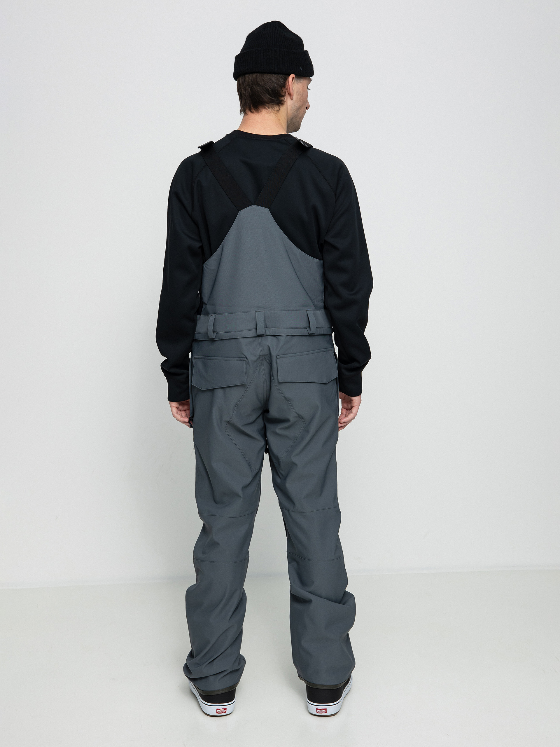 Férfi Volcom Roan Bib Overall Snowboard nadrág (dark grey)