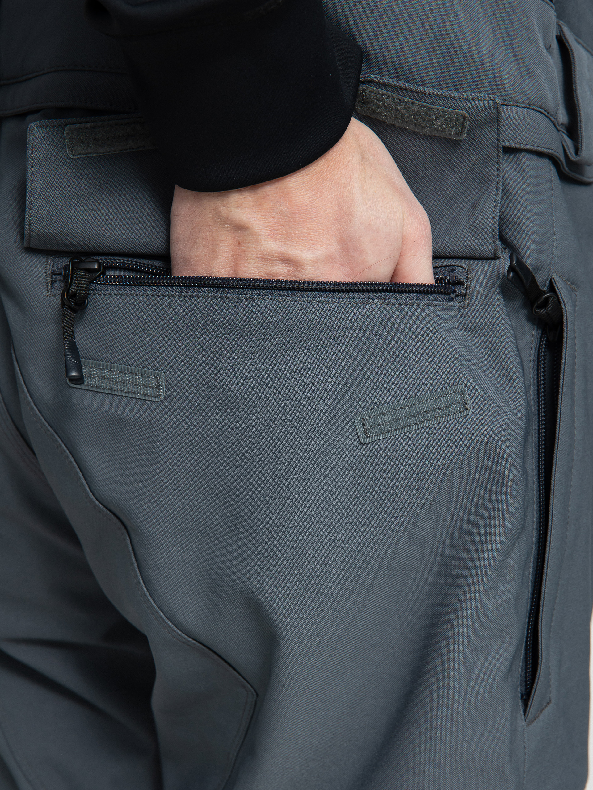 Férfi Volcom Roan Bib Overall Snowboard nadrág (dark grey)