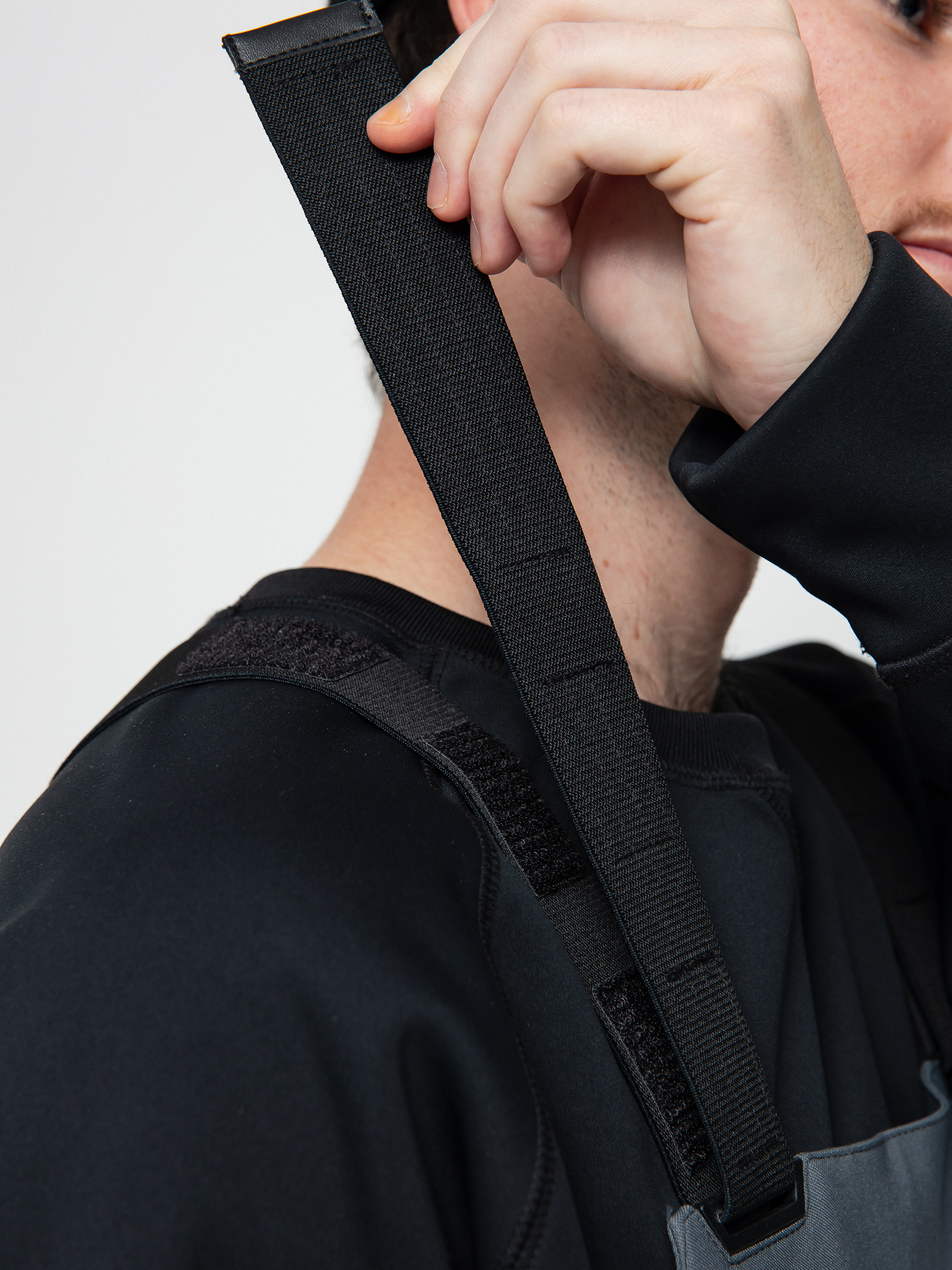 Férfi Volcom Roan Bib Overall Snowboard nadrág (dark grey)