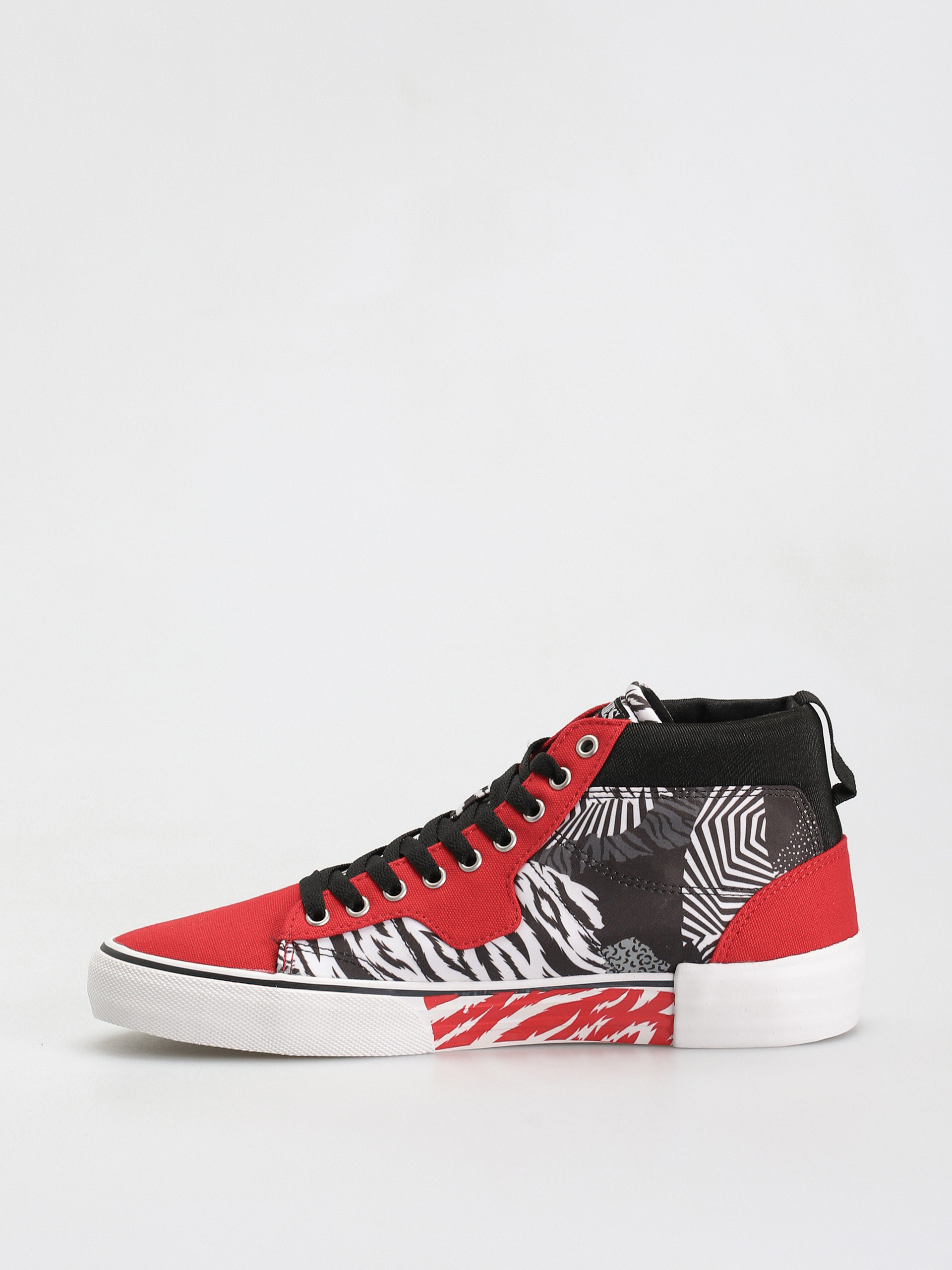 Etnies Kayson High Cipők (red/white/black)