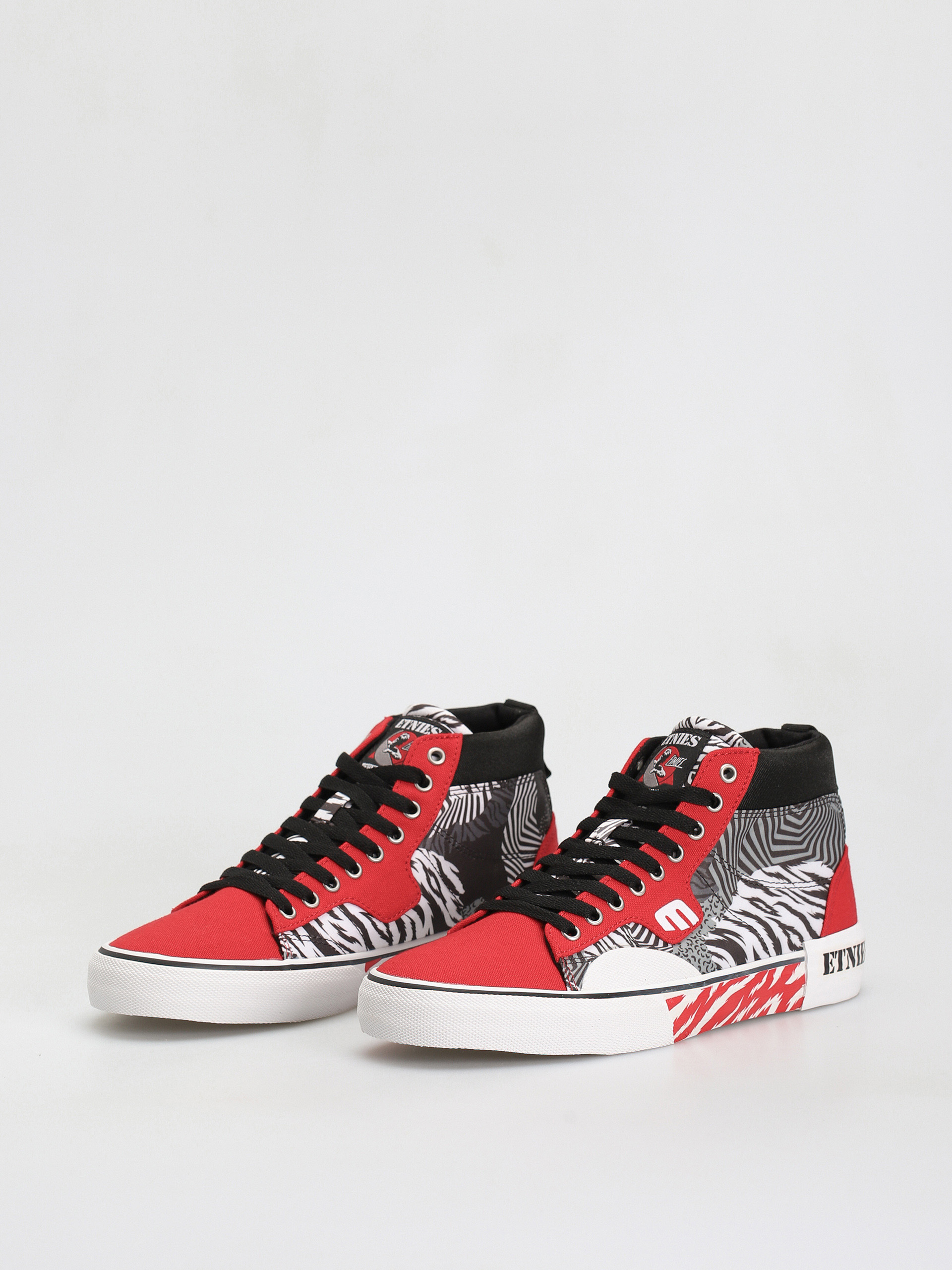 Etnies Kayson High Cipők (red/white/black)