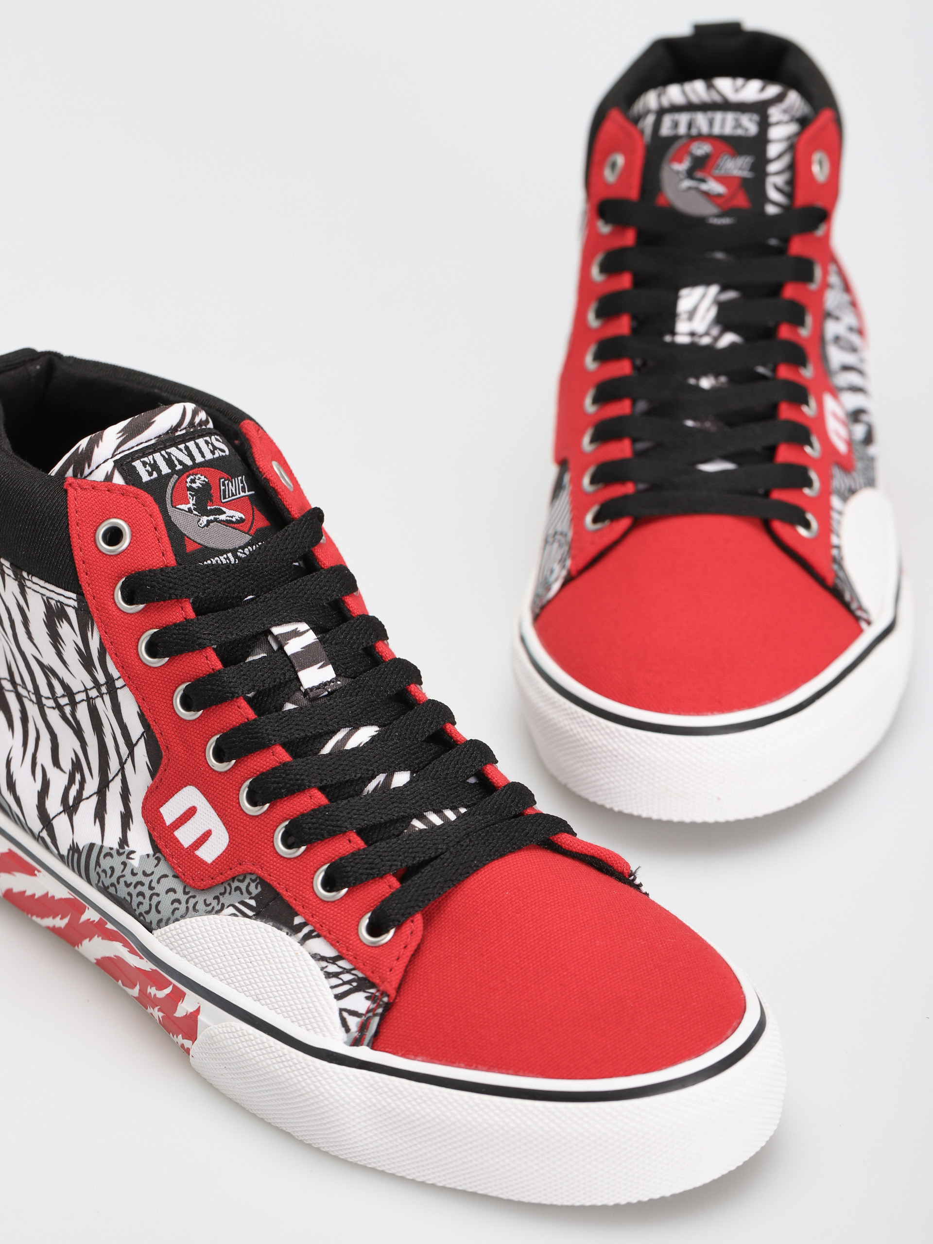 Etnies Kayson High Cipők (red/white/black)