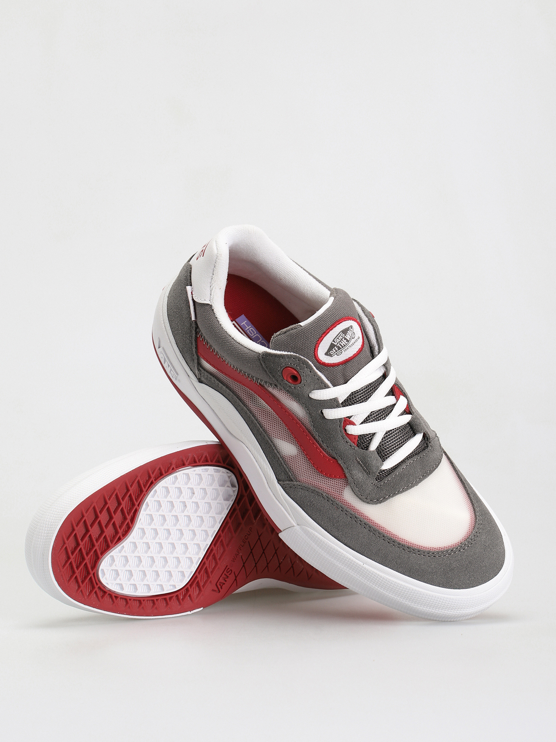 Vans Wayvee Cipők (gray/red)