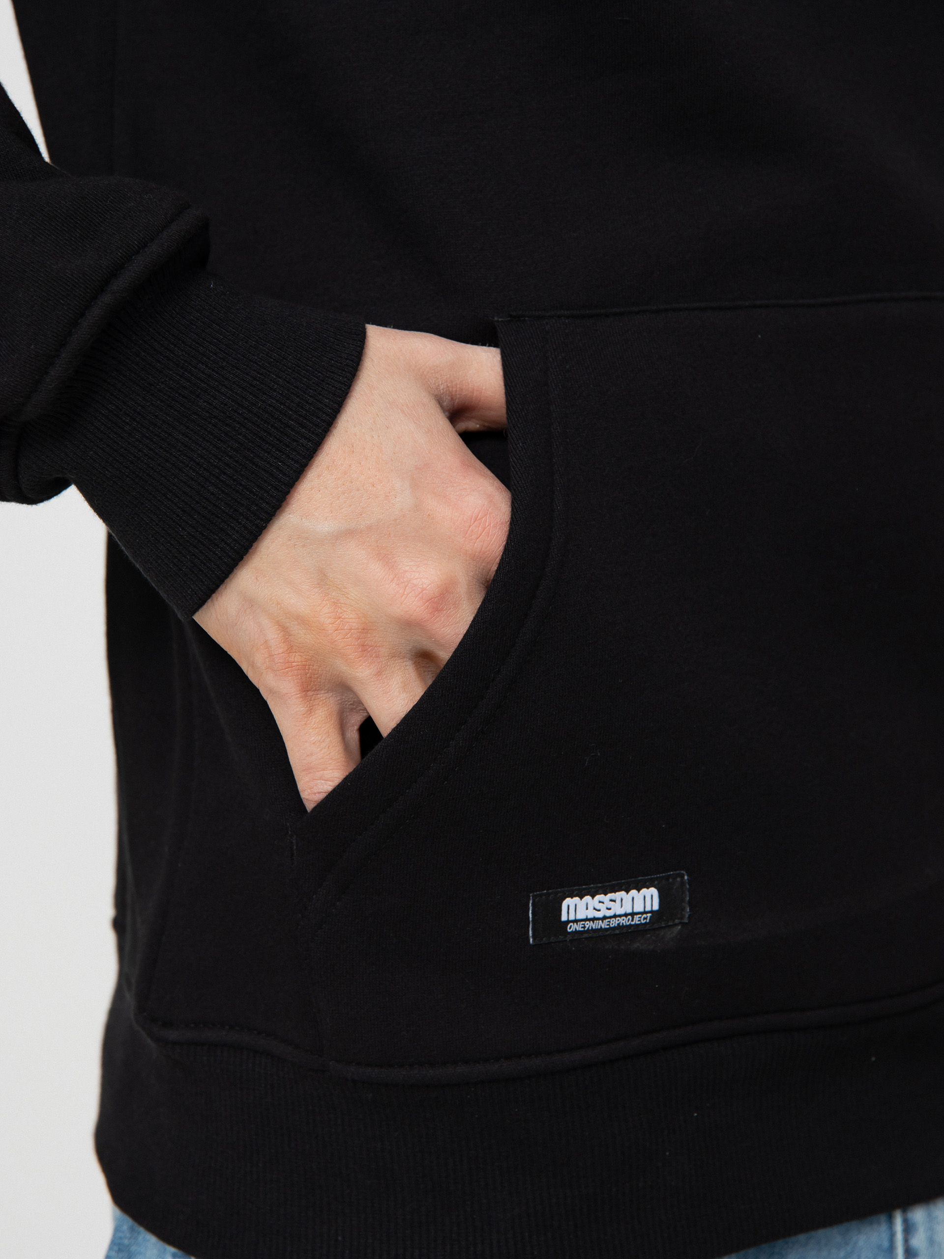 MassDnm Overtime HD Kapucnis pulóver (black)