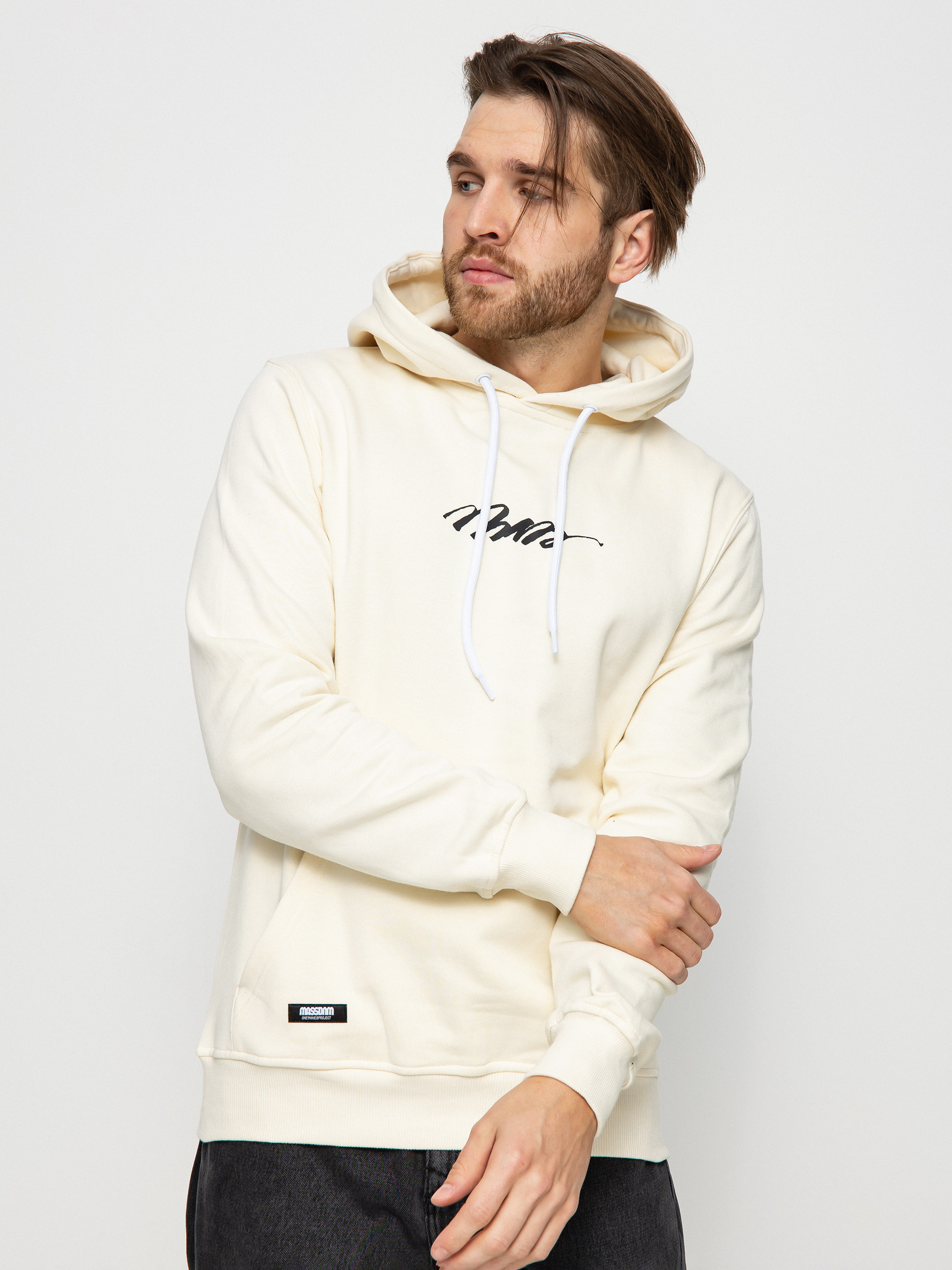 MassDnm Say My Name HD Kapucnis pulóver (off white)