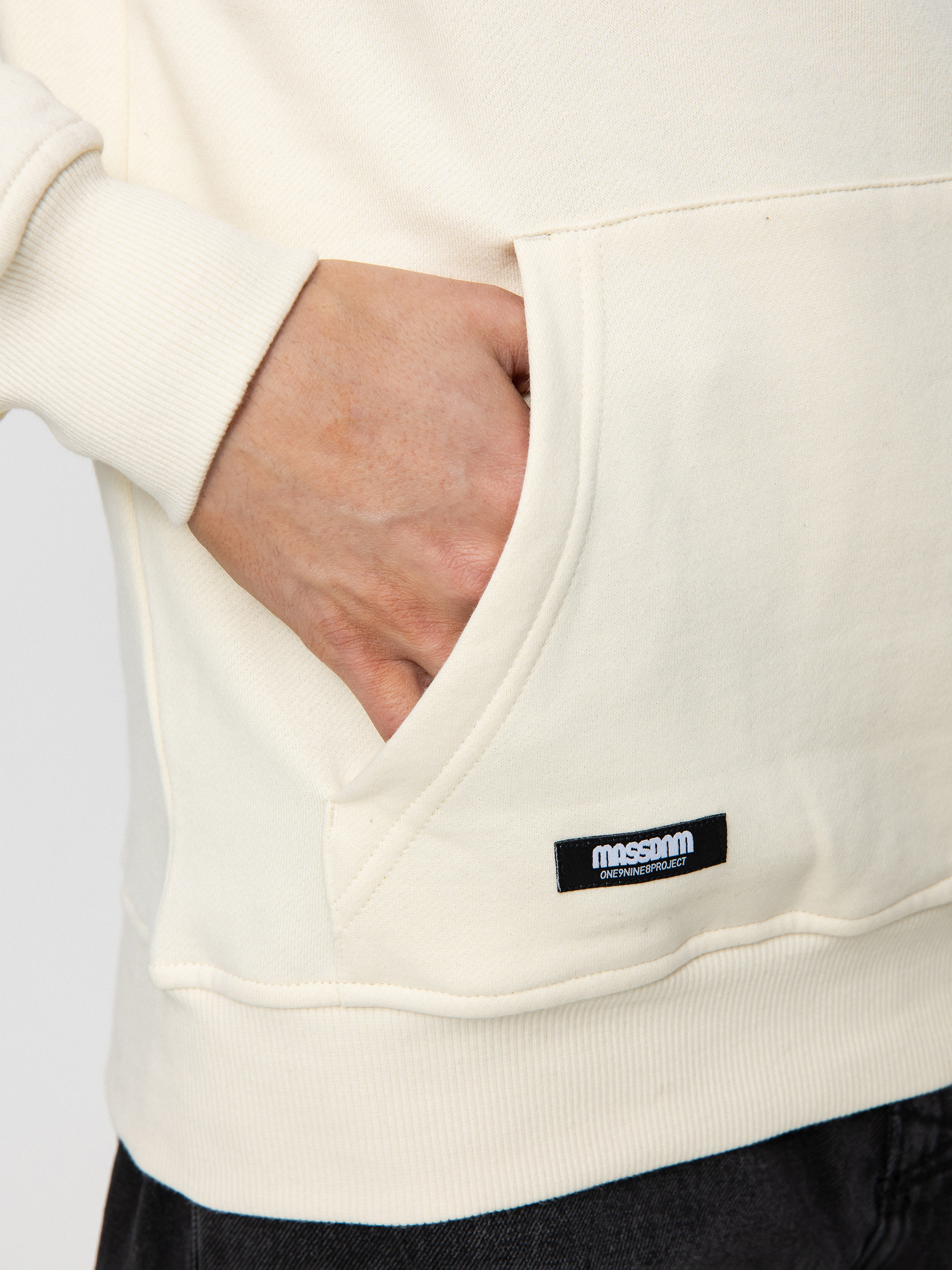 MassDnm Say My Name HD Kapucnis pulóver (off white)