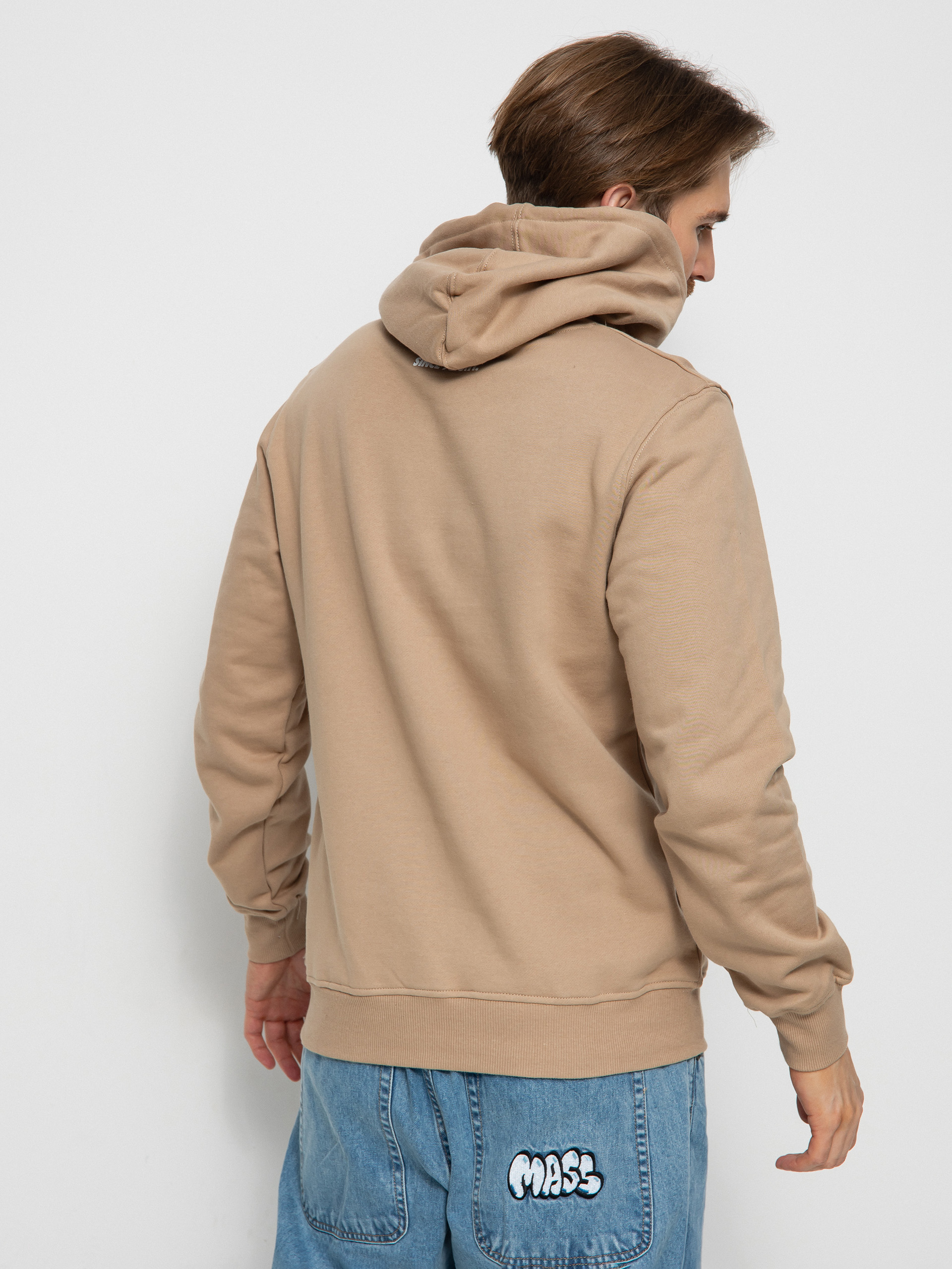 MassDnm Base Medium Logo HD Kapucnis pulóver (beige)