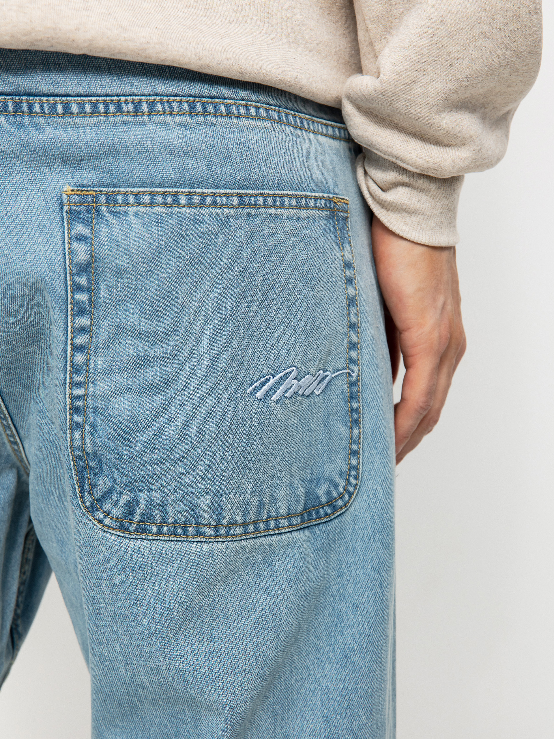 MassDnm Ignite Jeans Baggi Fit Kisnadrág (light blue)