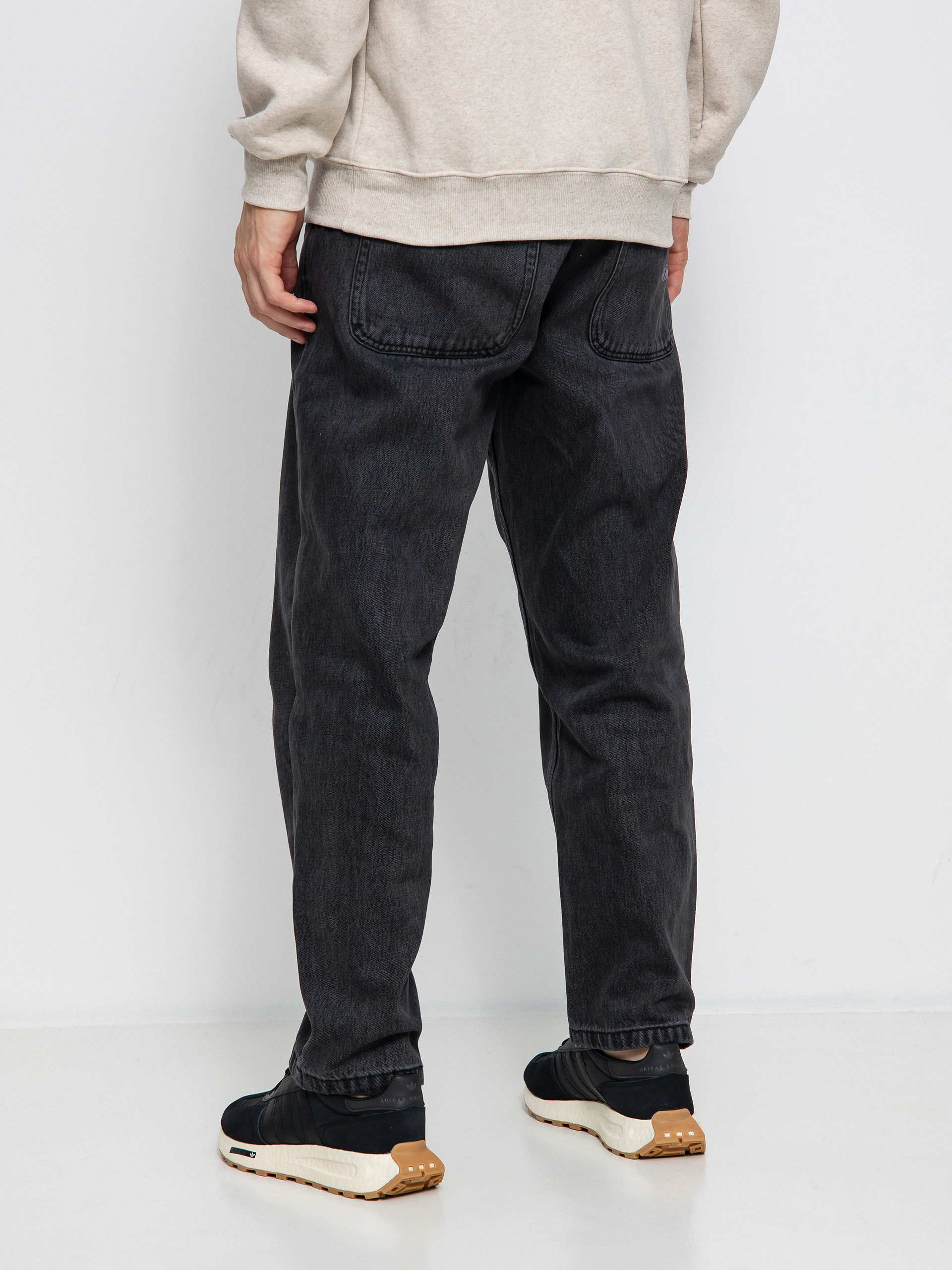 MassDnm Ignite Jeans Baggi Fit Kisnadrág (black washed)