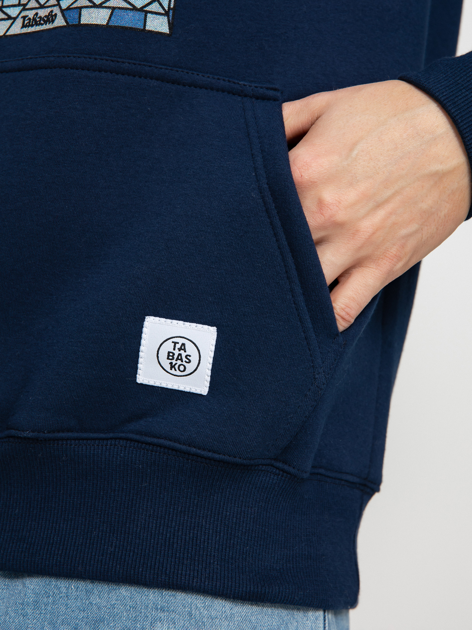 Tabasko Stainede Glass HD Kapucnis pulóver (navy)