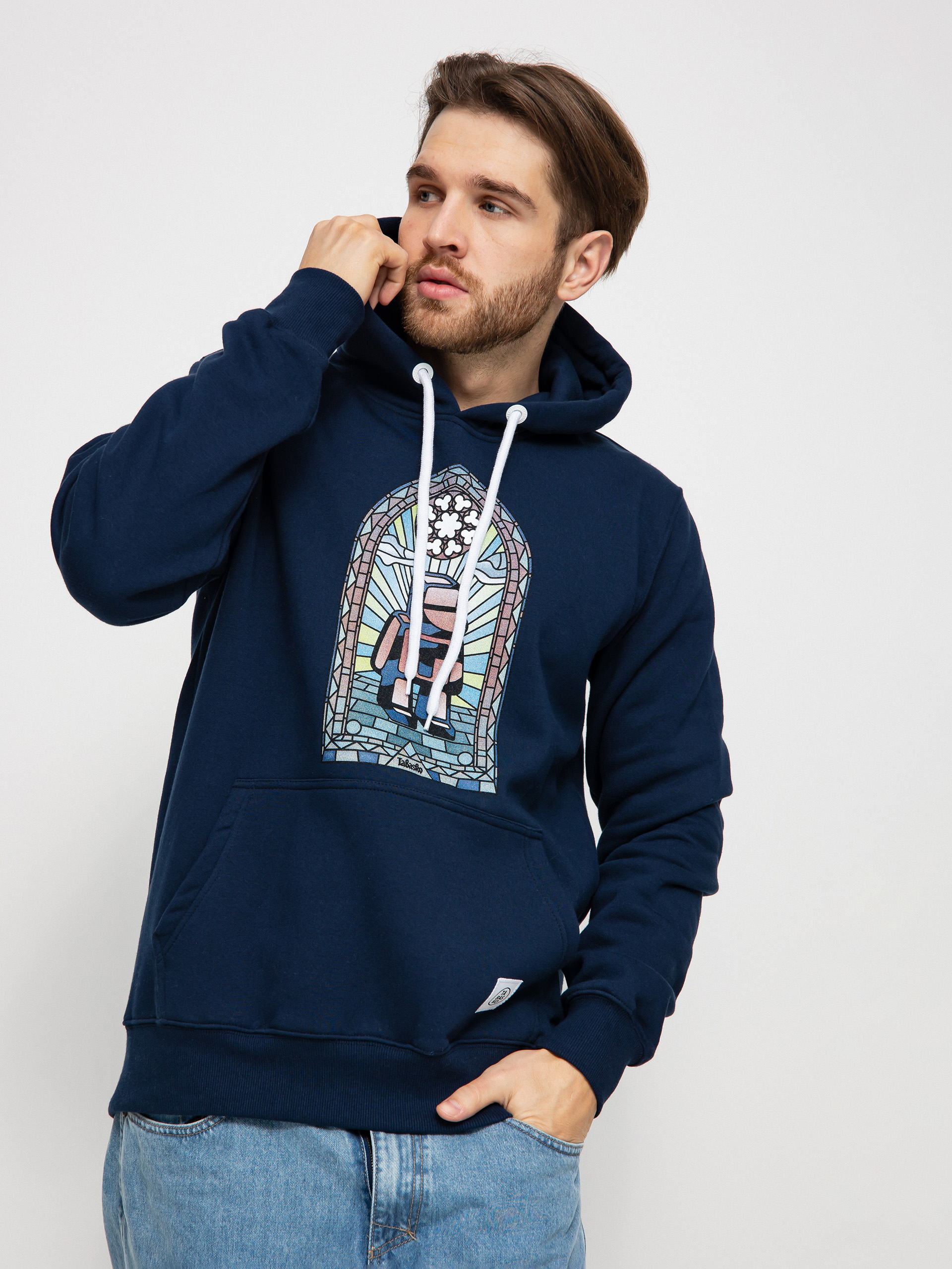 Tabasko Stainede Glass HD Kapucnis pulóver (navy)