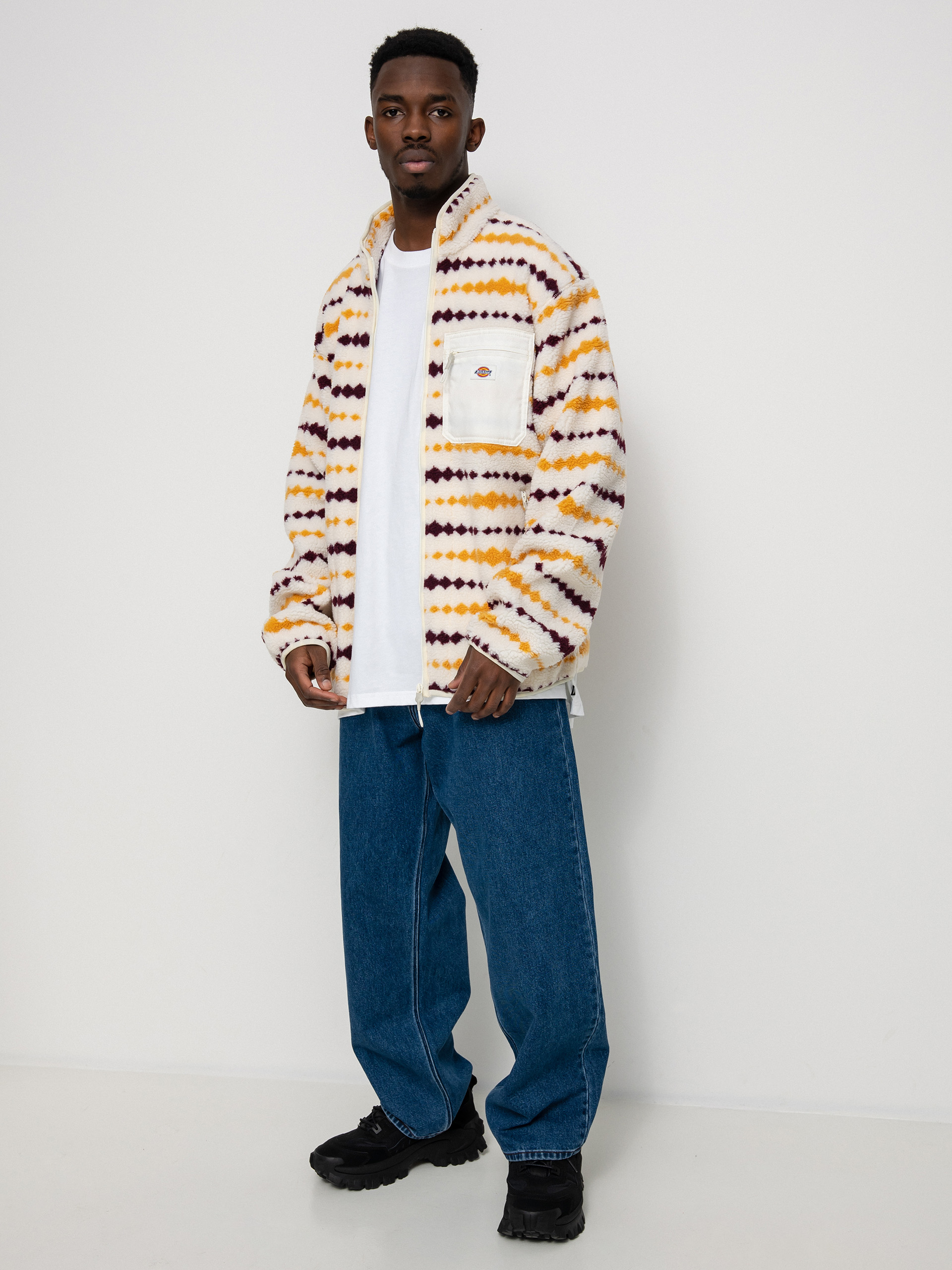 Férfi Dickies Falkville Fleece Pulóver (ecru)