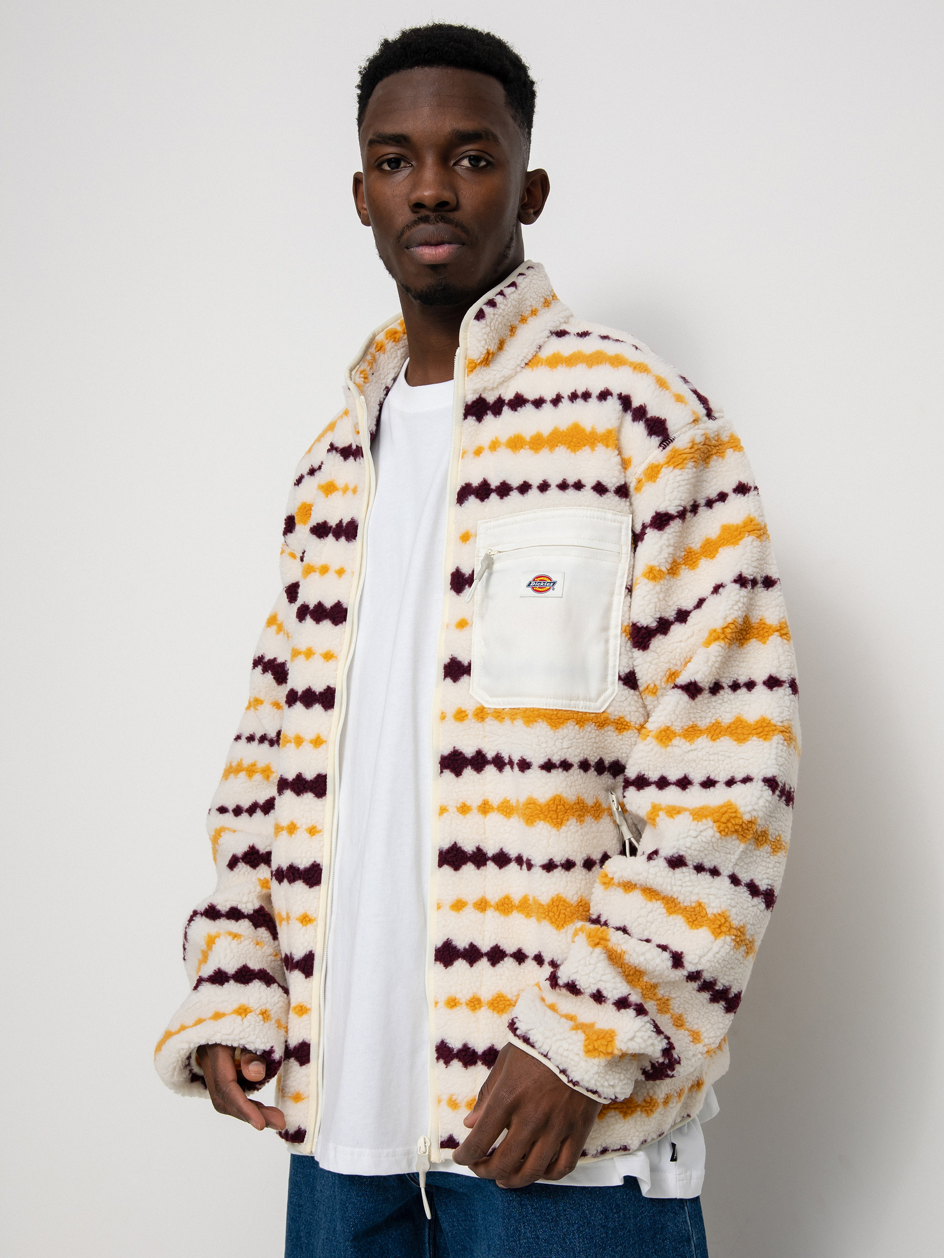 Férfi Dickies Falkville Fleece Pulóver (ecru)