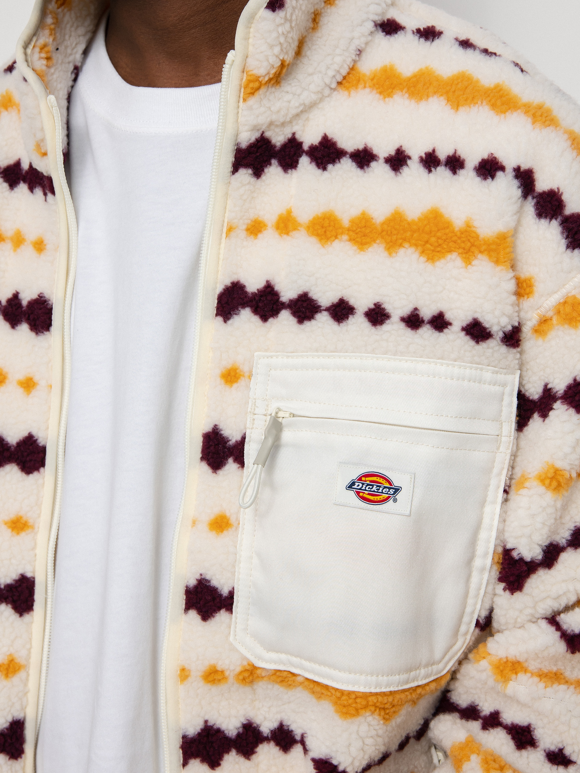 Férfi Dickies Falkville Fleece Pulóver (ecru)