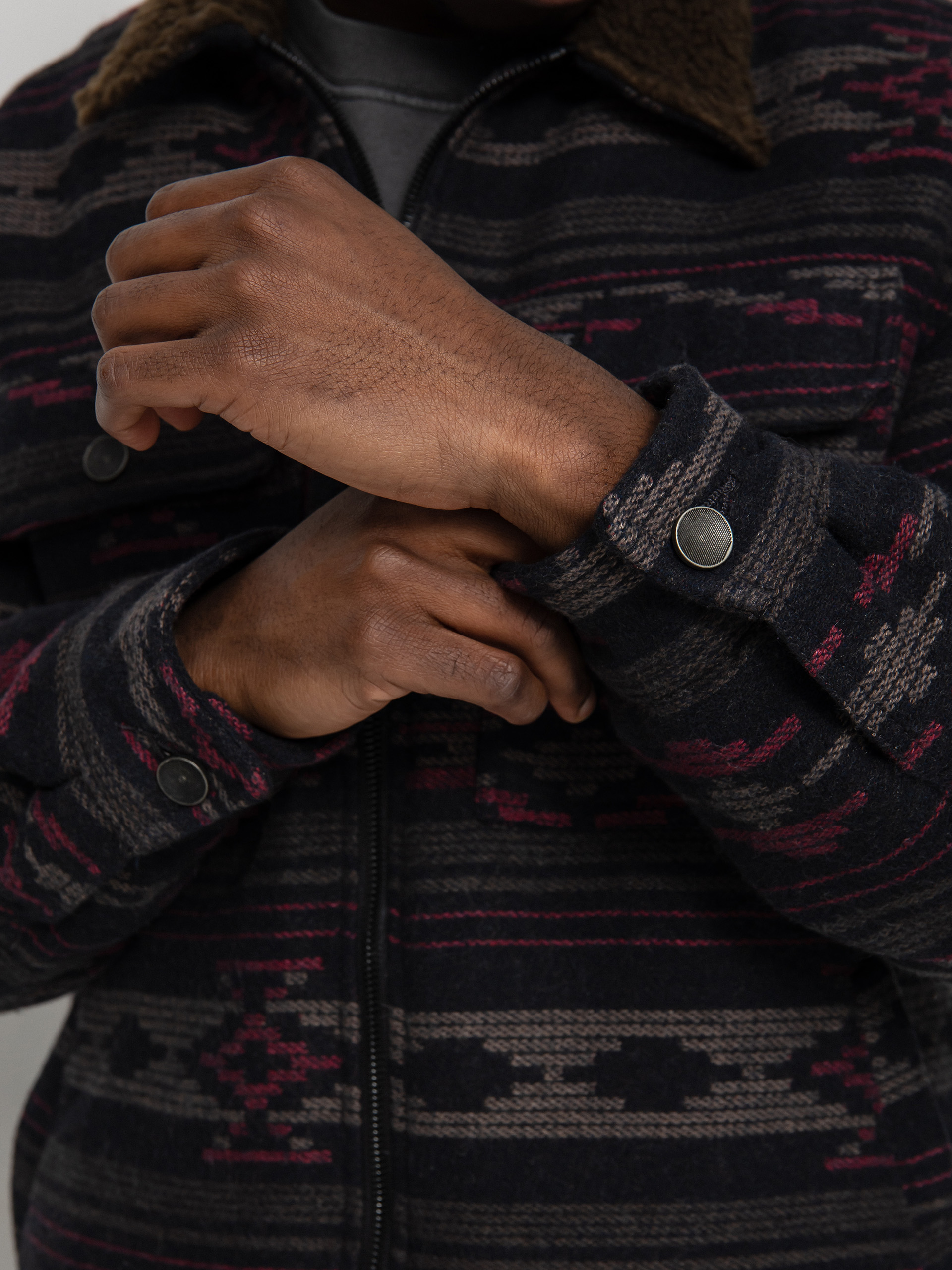 Billabong Barlow Sherpa Cord Dzseki (navy)