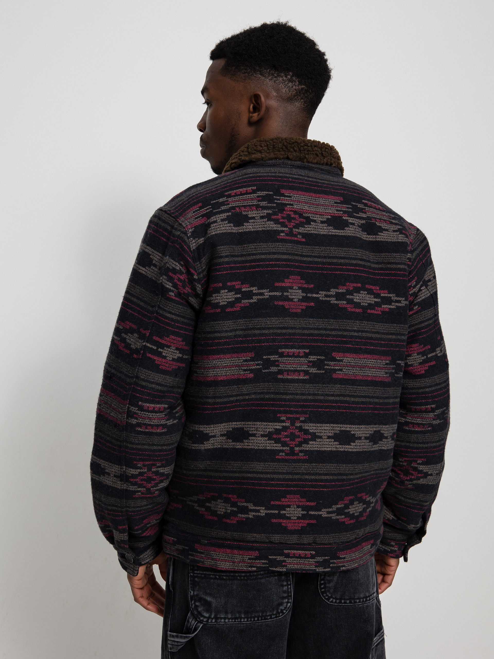 Billabong Barlow Sherpa Cord Dzseki (navy)