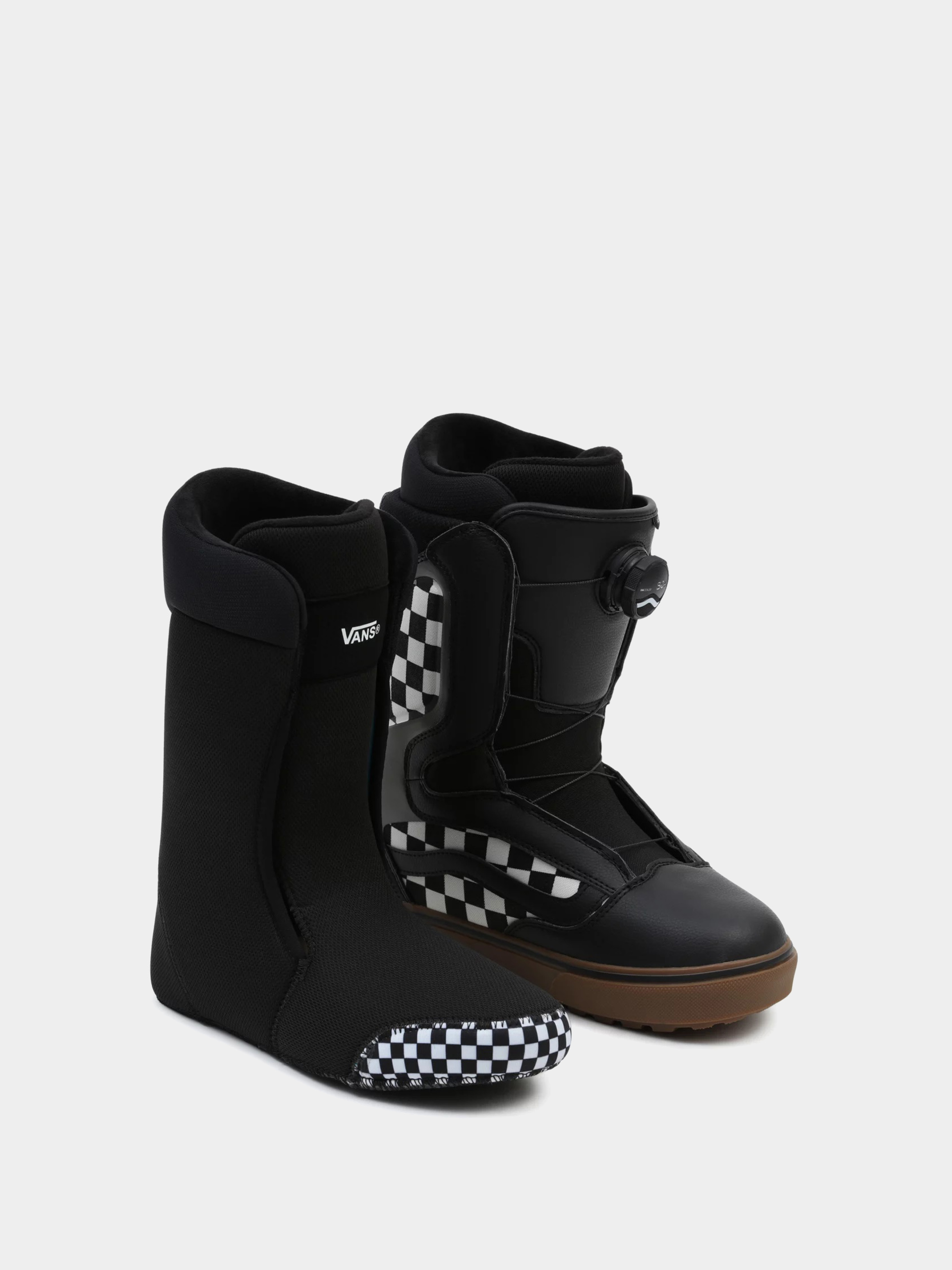 Férfi Vans Aura Og Snowboard cipők (checkerboard black/gum)