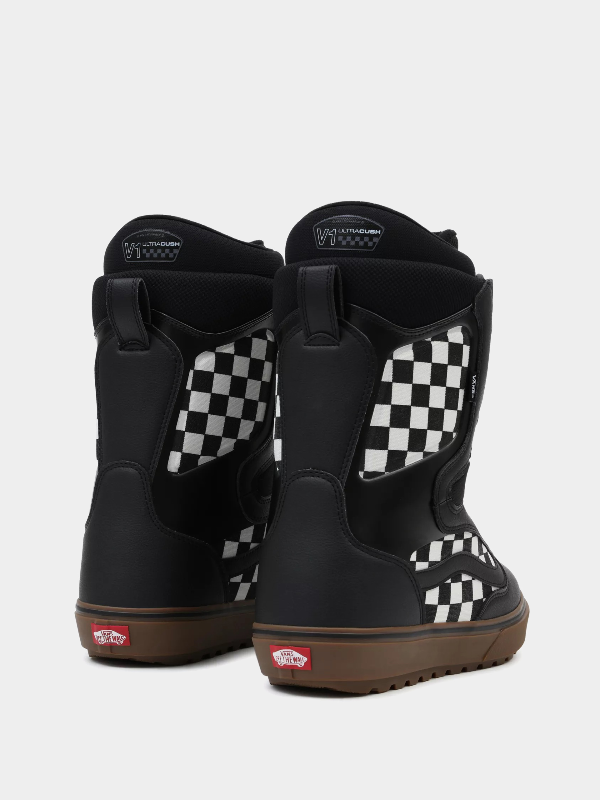 Férfi Vans Aura Og Snowboard cipők (checkerboard black/gum)