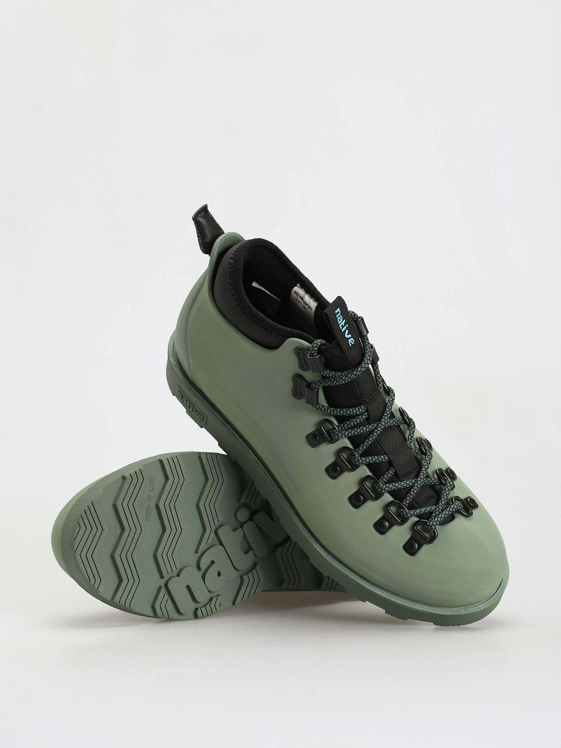 Native Fitzsimmons Citylite Téli cipők (loch green/ivy green/jiffy black/ivy green laces)