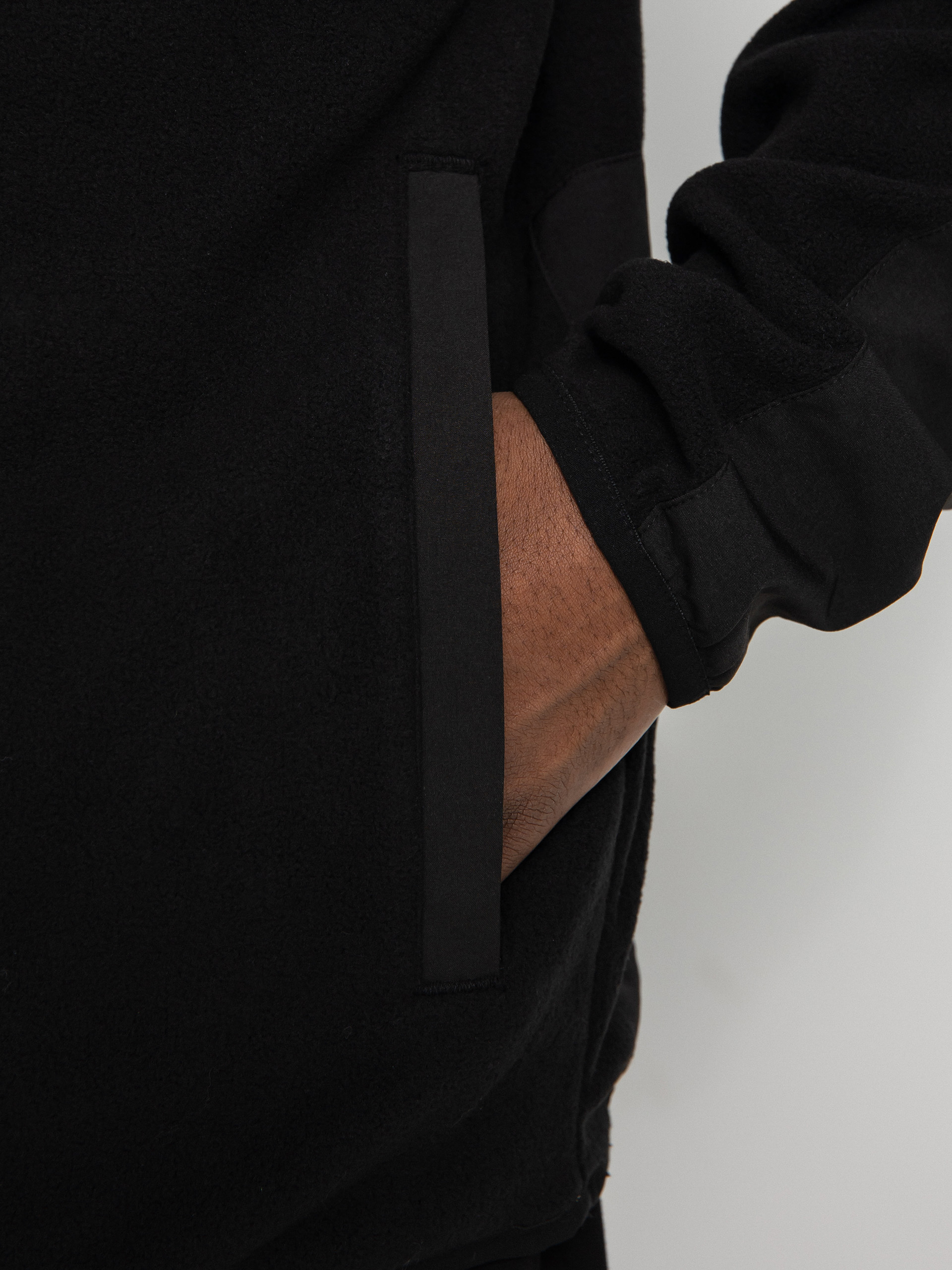 Férfi ThirtyTwo Rest Stop Anorak HD Thermo pulóver (black)