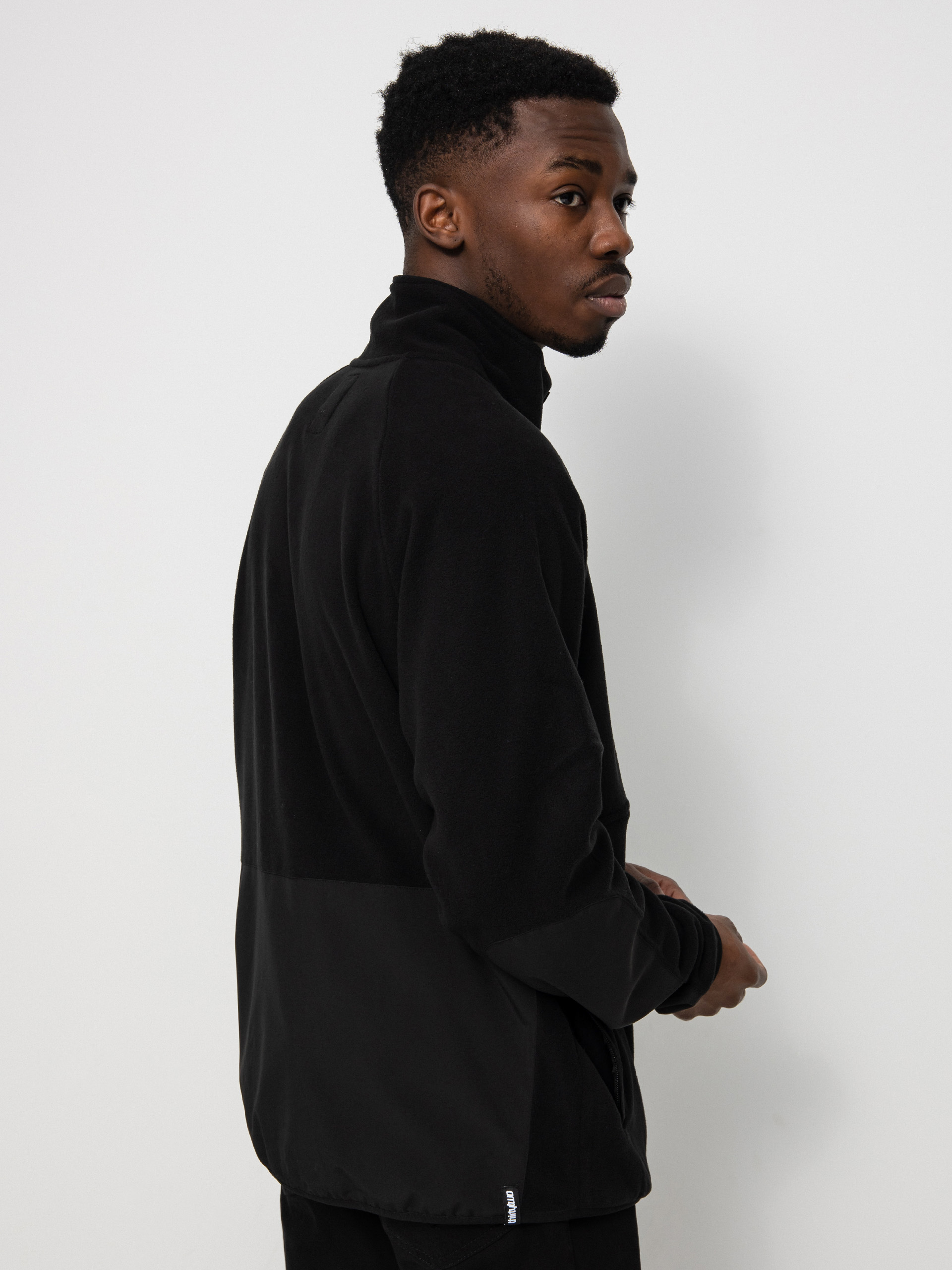 Férfi ThirtyTwo Rest Stop Anorak HD Thermo pulóver (black)