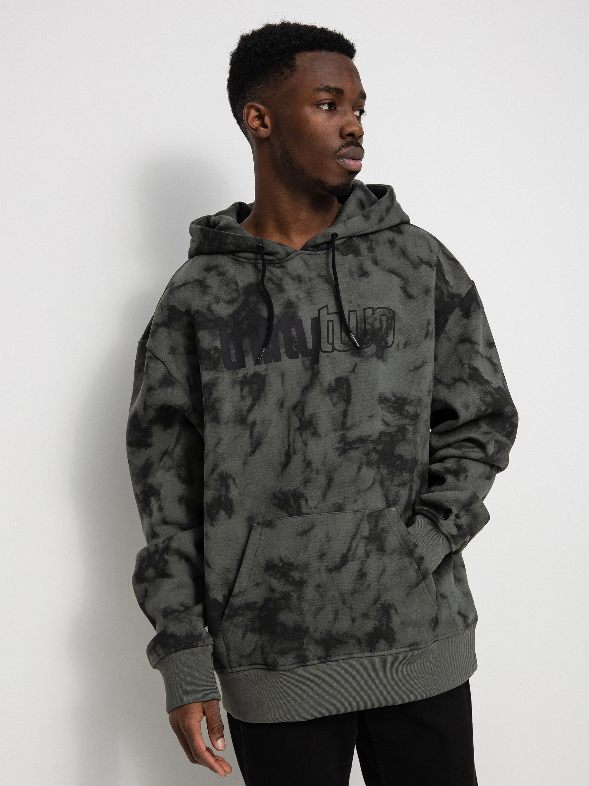 Férfi ThirtyTwo Double Tech HD Thermo pulóver (black/charcoal)