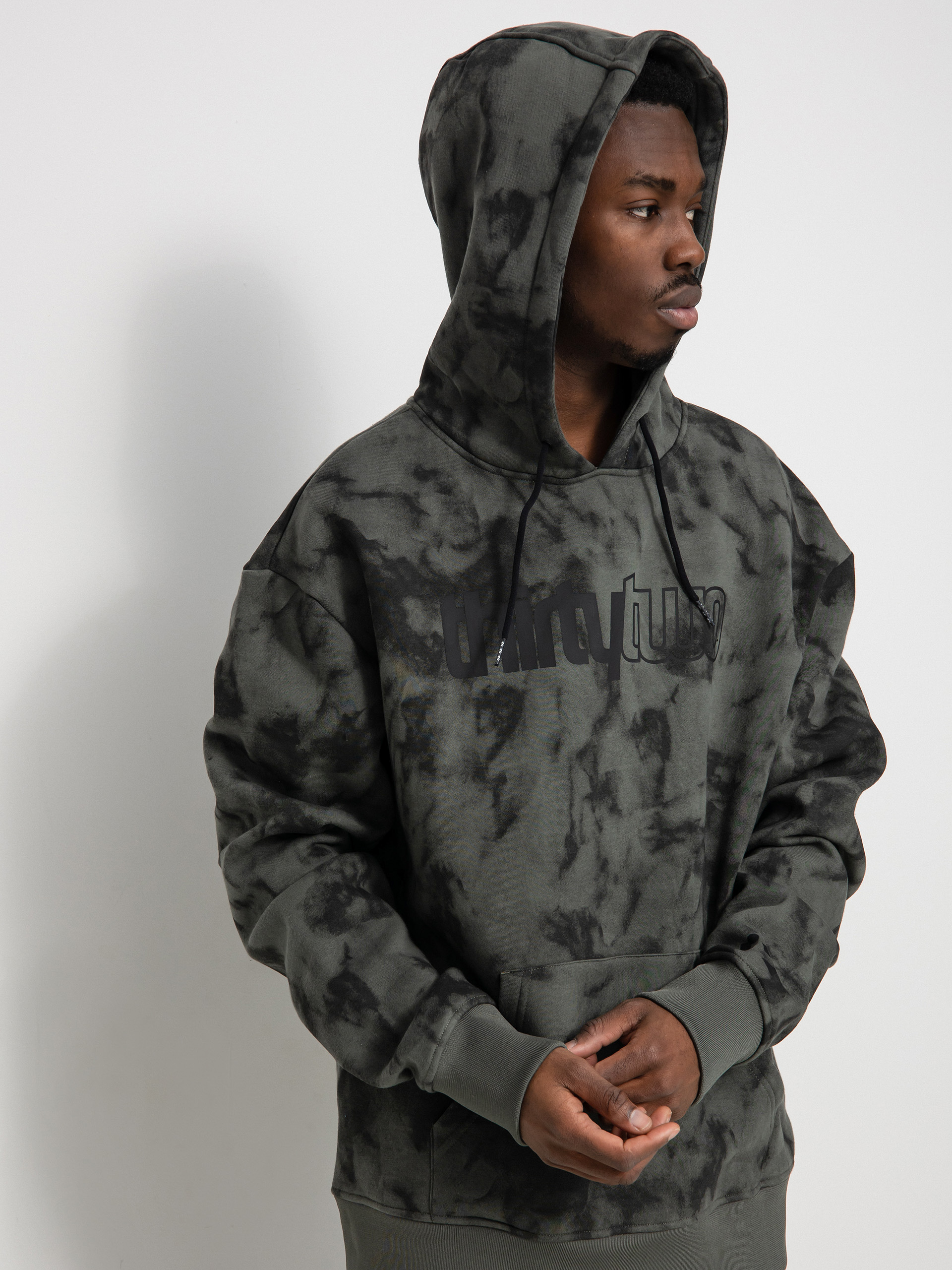 Férfi ThirtyTwo Double Tech HD Thermo pulóver (black/charcoal)