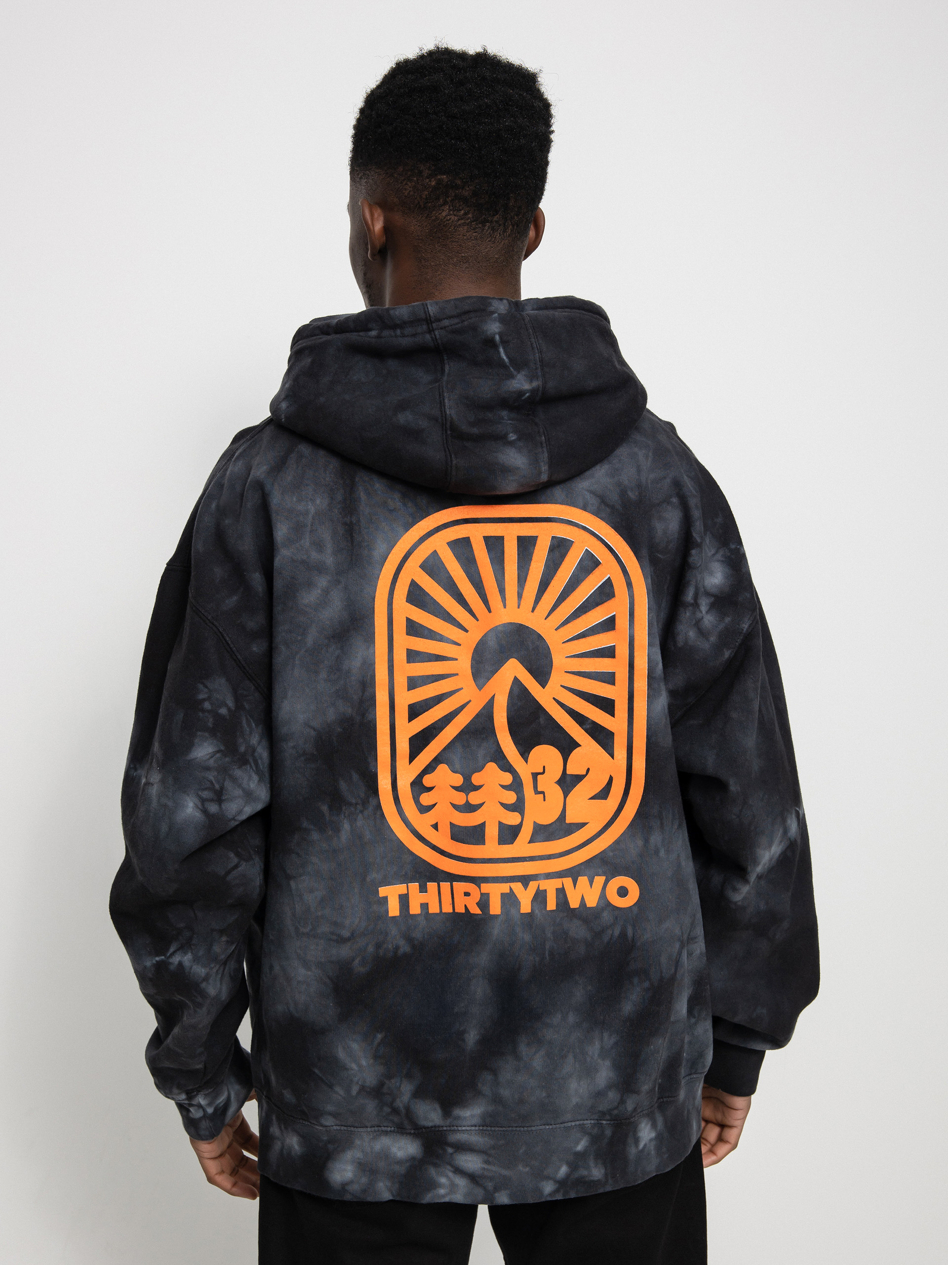 Férfi ThirtyTwo Jono Wood Wash HD Thermo pulóver (black wash)