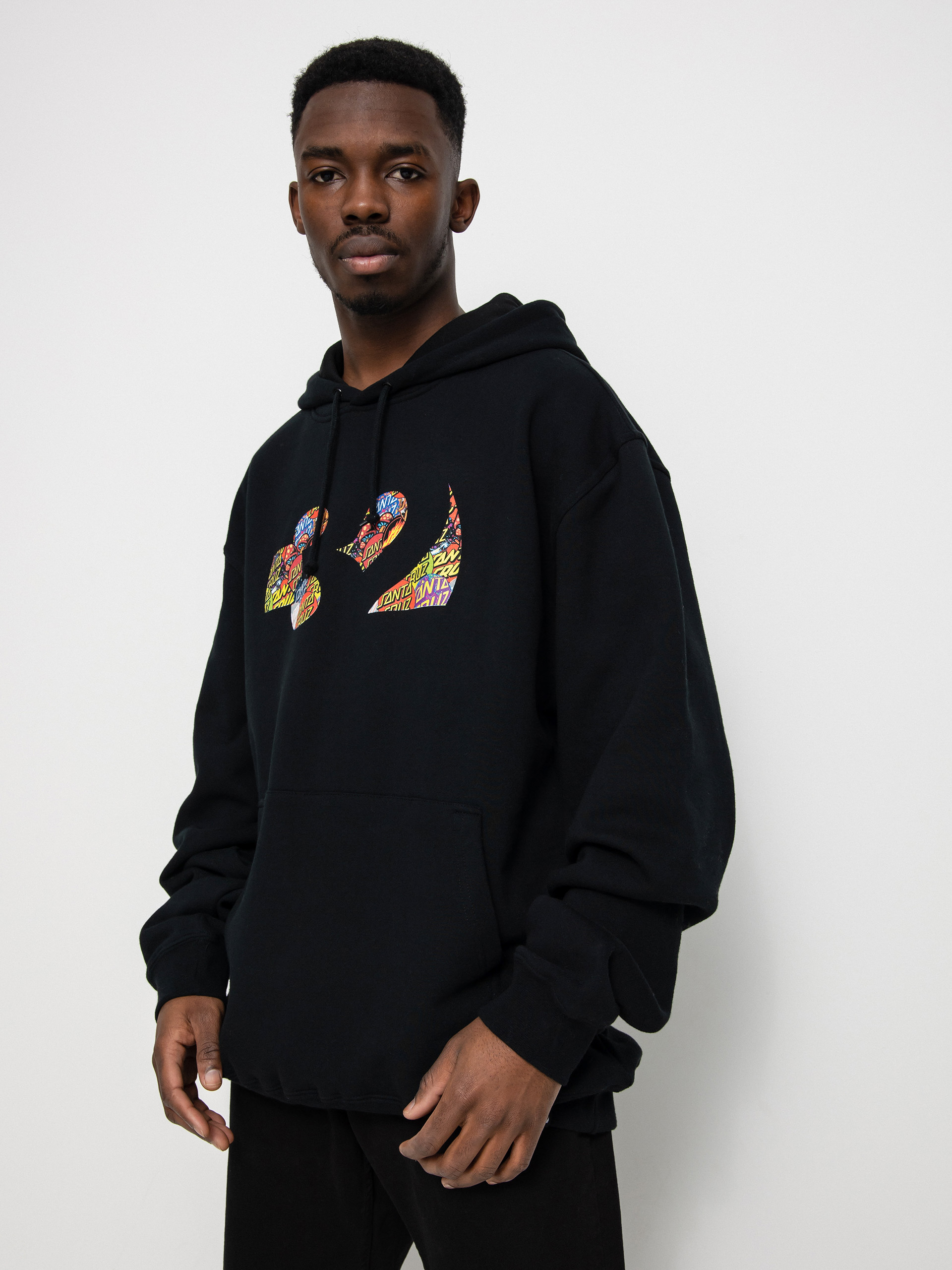 Férfi ThirtyTwo X Santa Cruz HD Thermo pulóver (black)