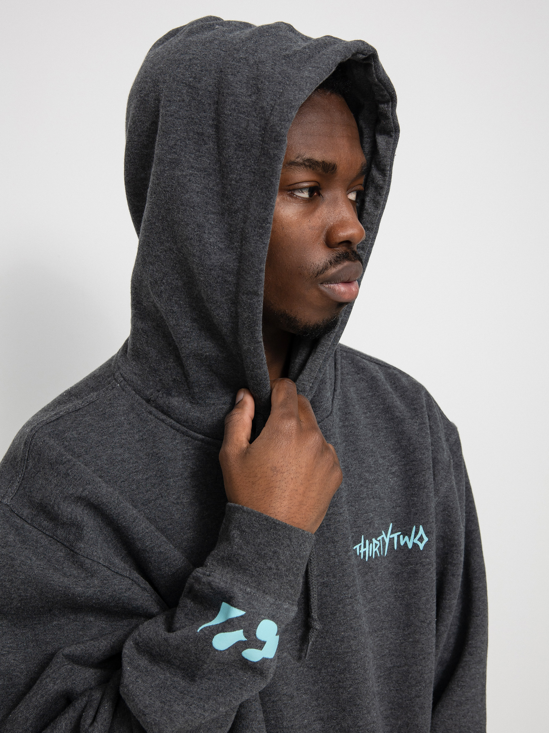 Férfi ThirtyTwo Rp Art HD Thermo pulóver (charcoal heather)