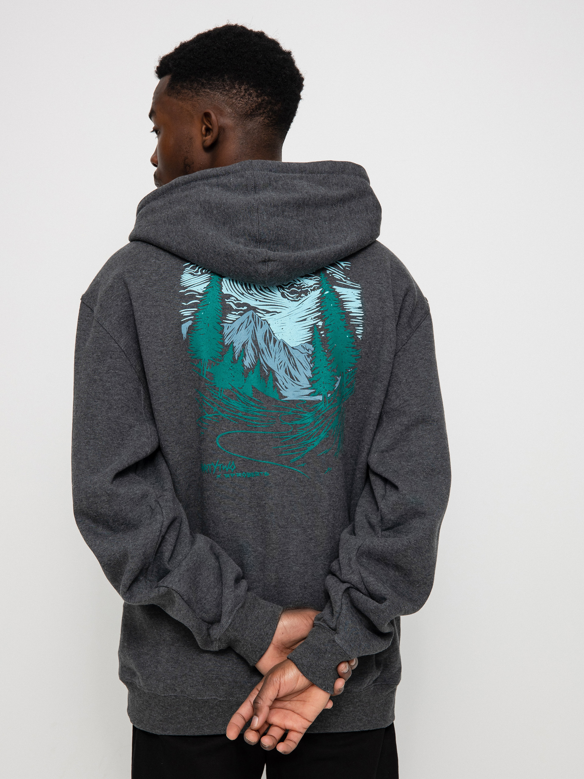 Férfi ThirtyTwo Rp Art HD Thermo pulóver (charcoal heather)