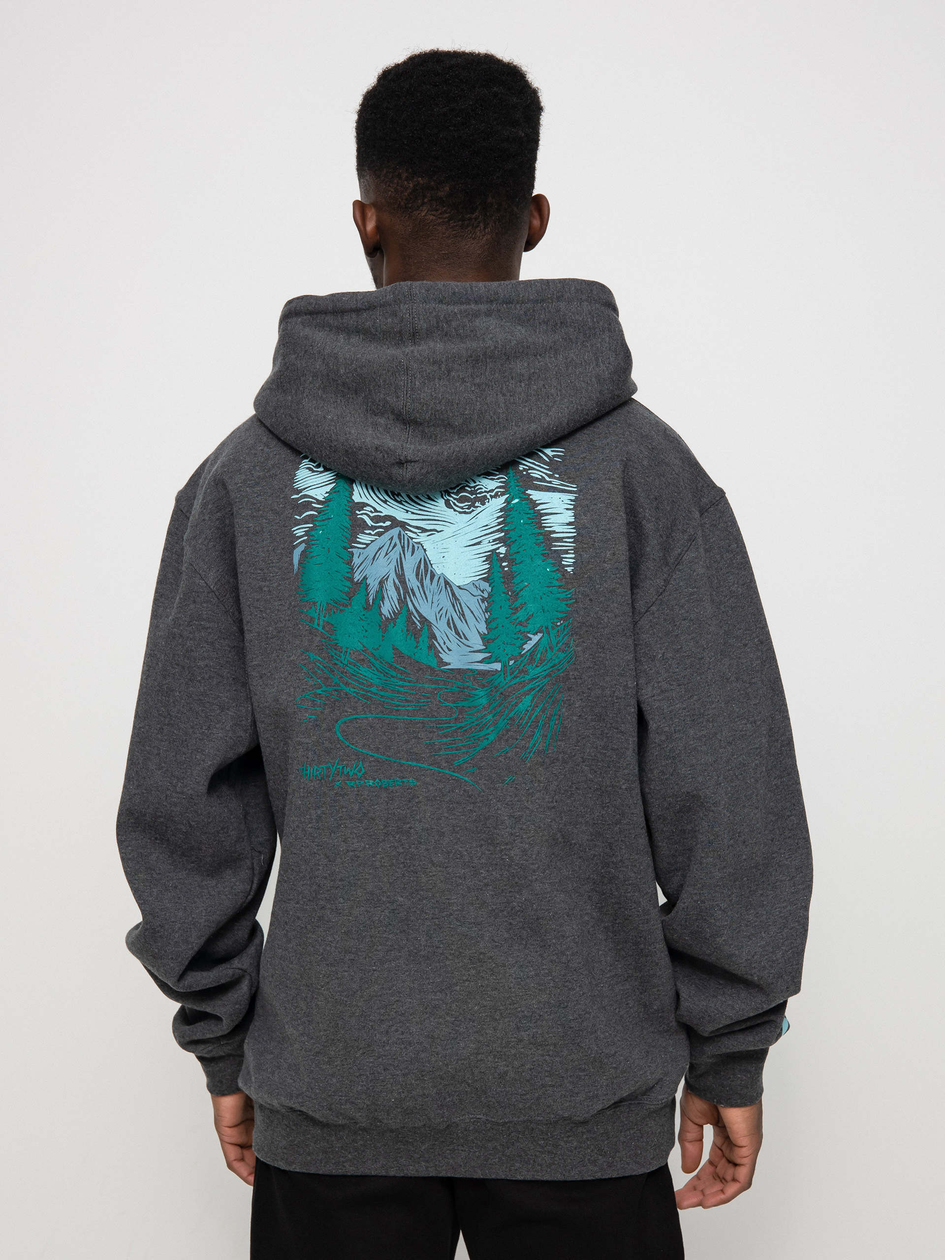 Férfi ThirtyTwo Rp Art HD Thermo pulóver (charcoal heather)