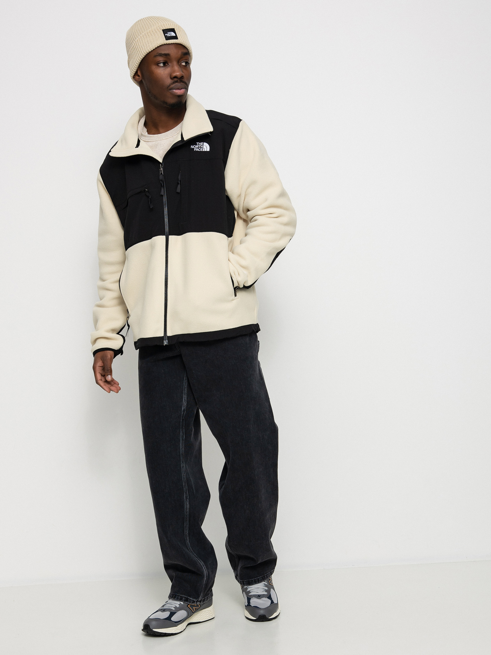 Férfi The North Face Denali Polár pulóver (gravel)