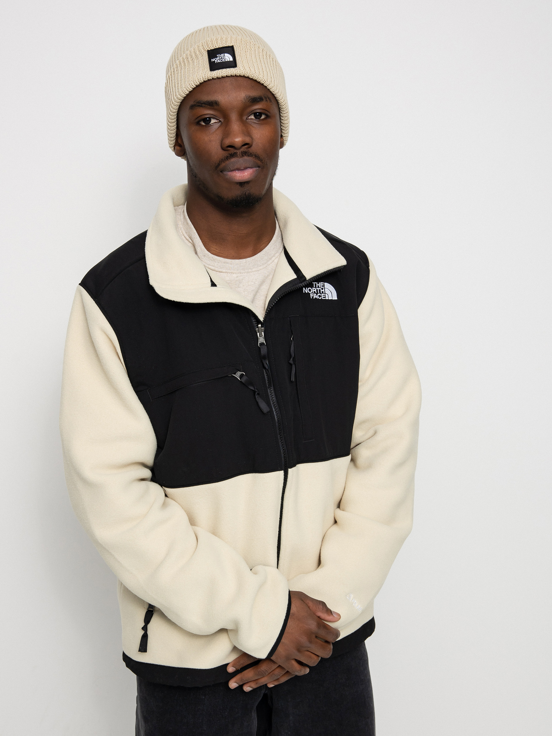 Férfi The North Face Denali Polár pulóver (gravel)