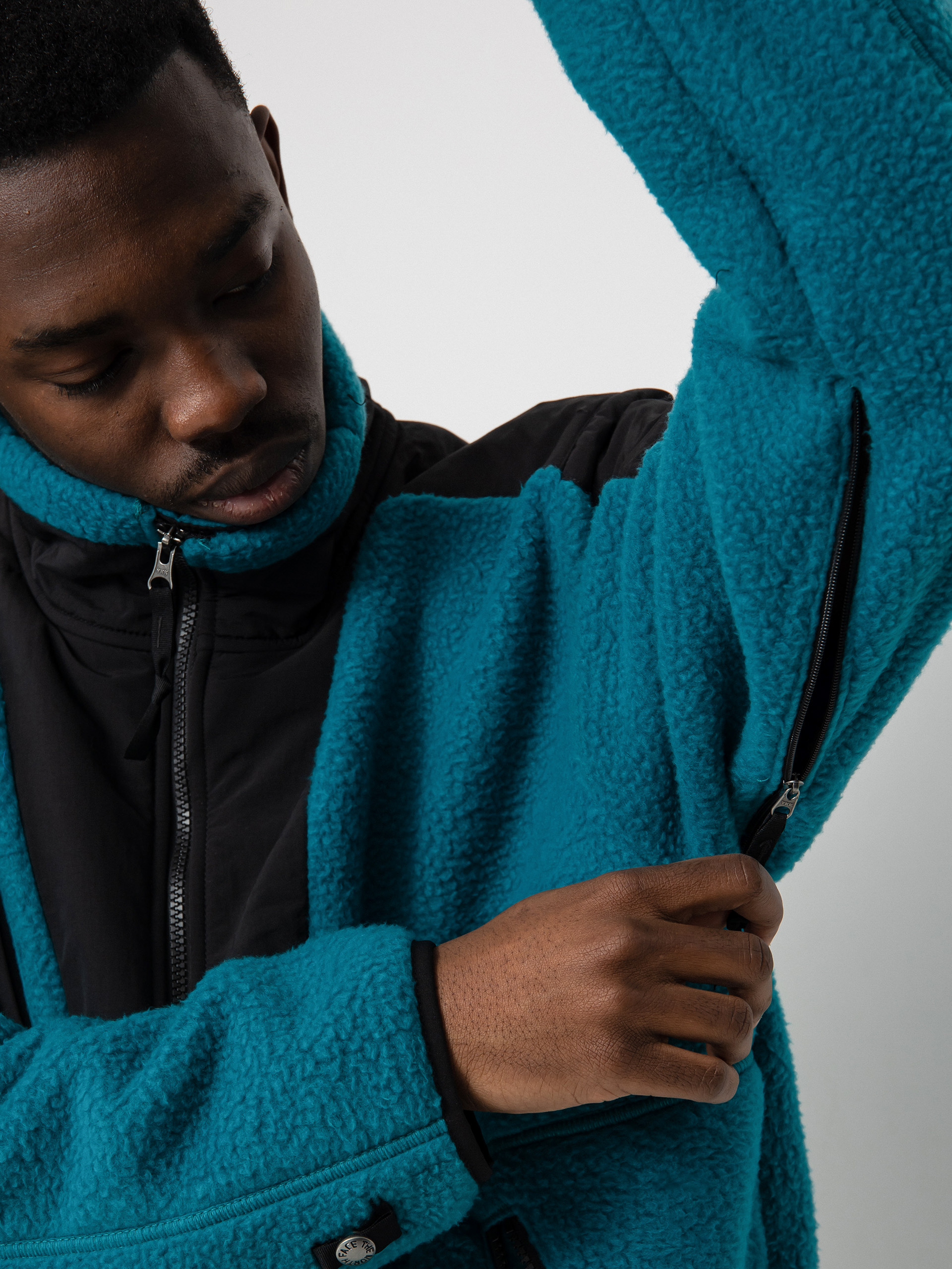 Férfi The North Face 94 Sherpa Denali Polár pulóver (harbor blue)