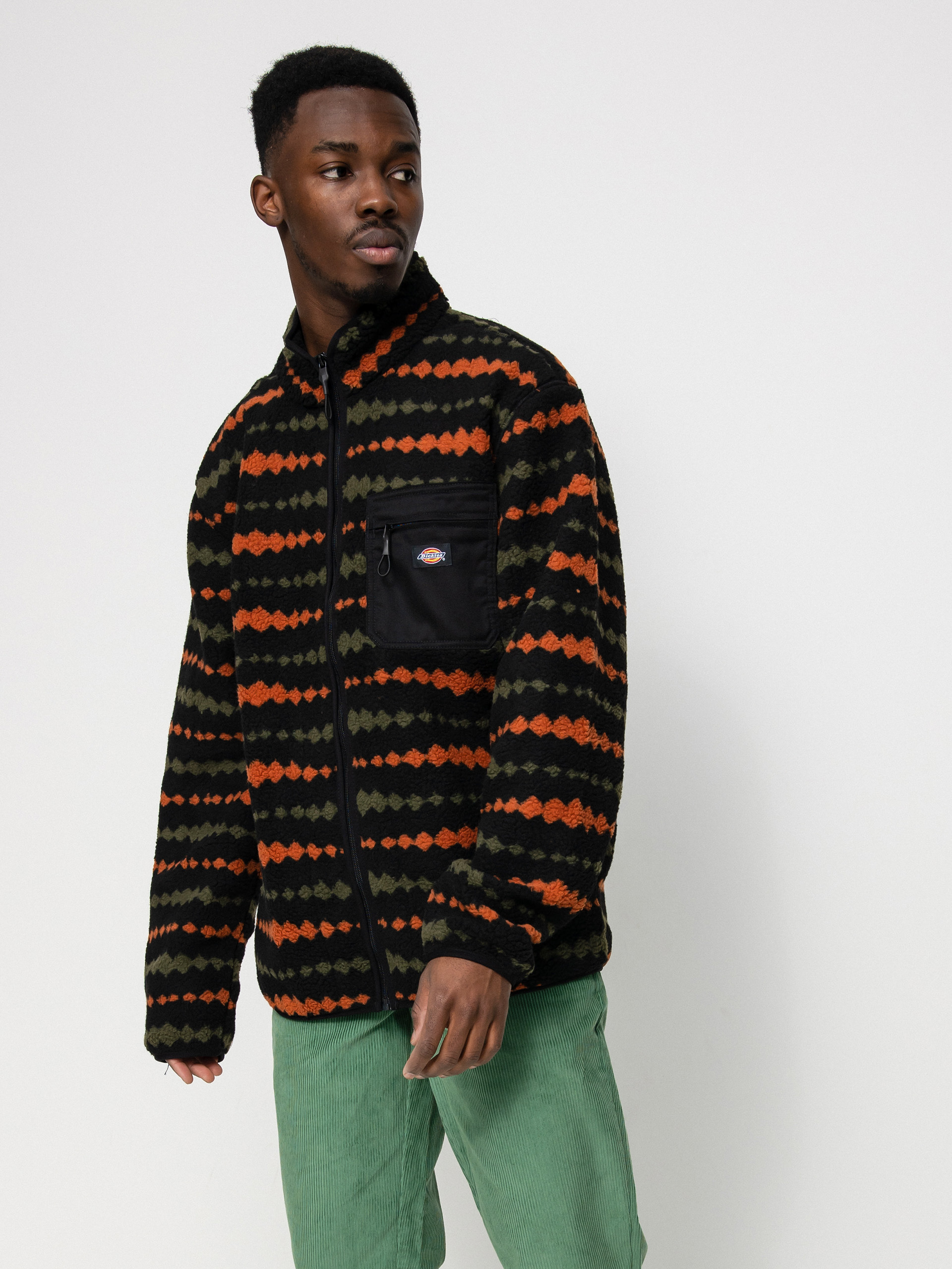 Férfi Dickies Falkville Fleece Pulóver (black)